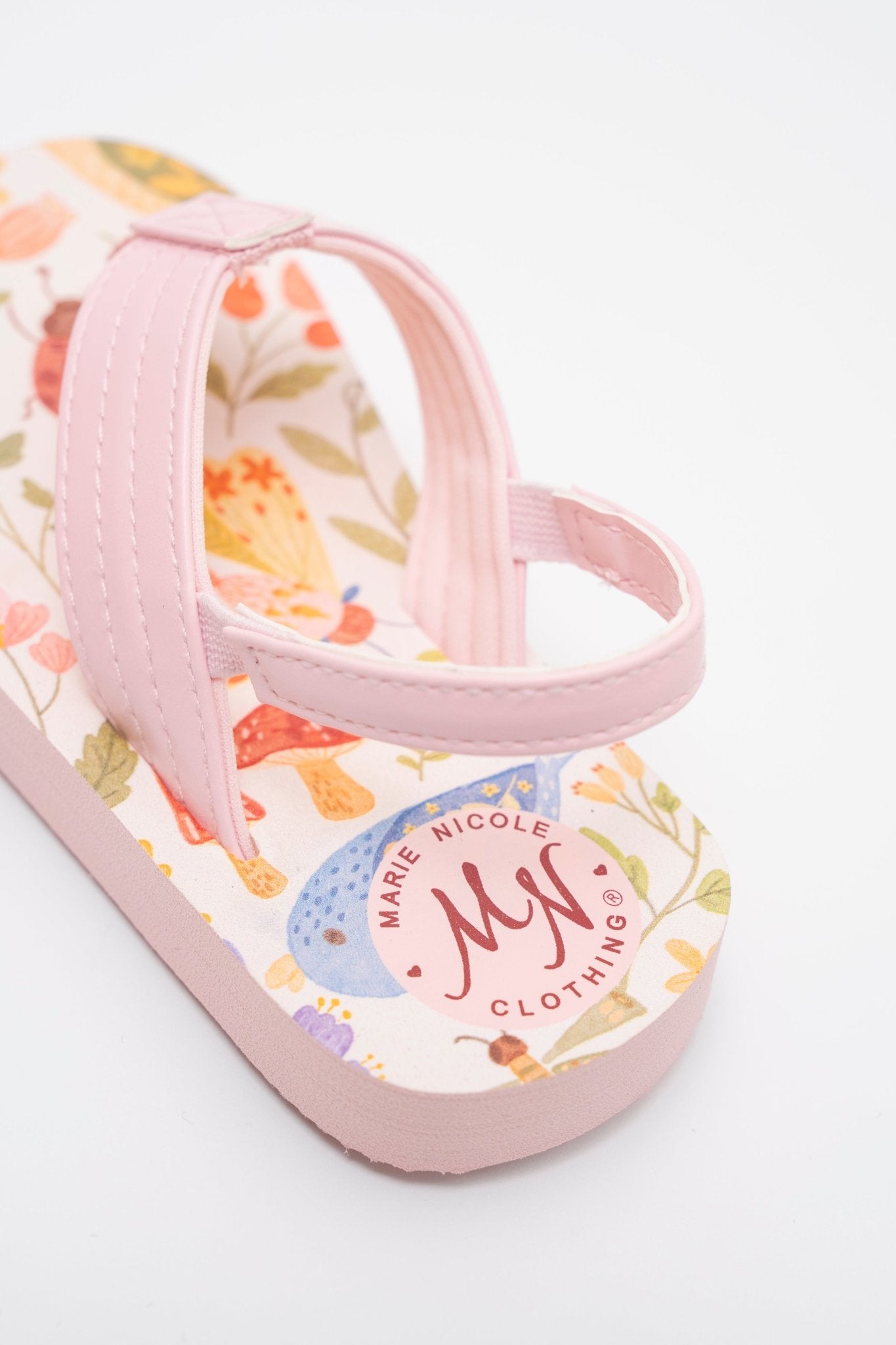Tennessee Garden Flip Flops with Backstrap - Marie Nicole Clothing