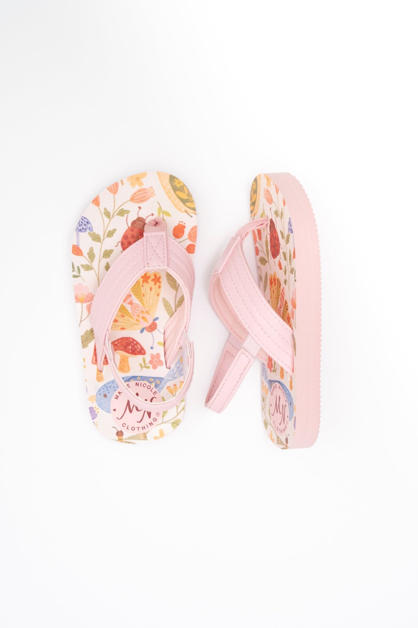 Tennessee Garden Flip Flops with Backstrap - Marie Nicole Clothing