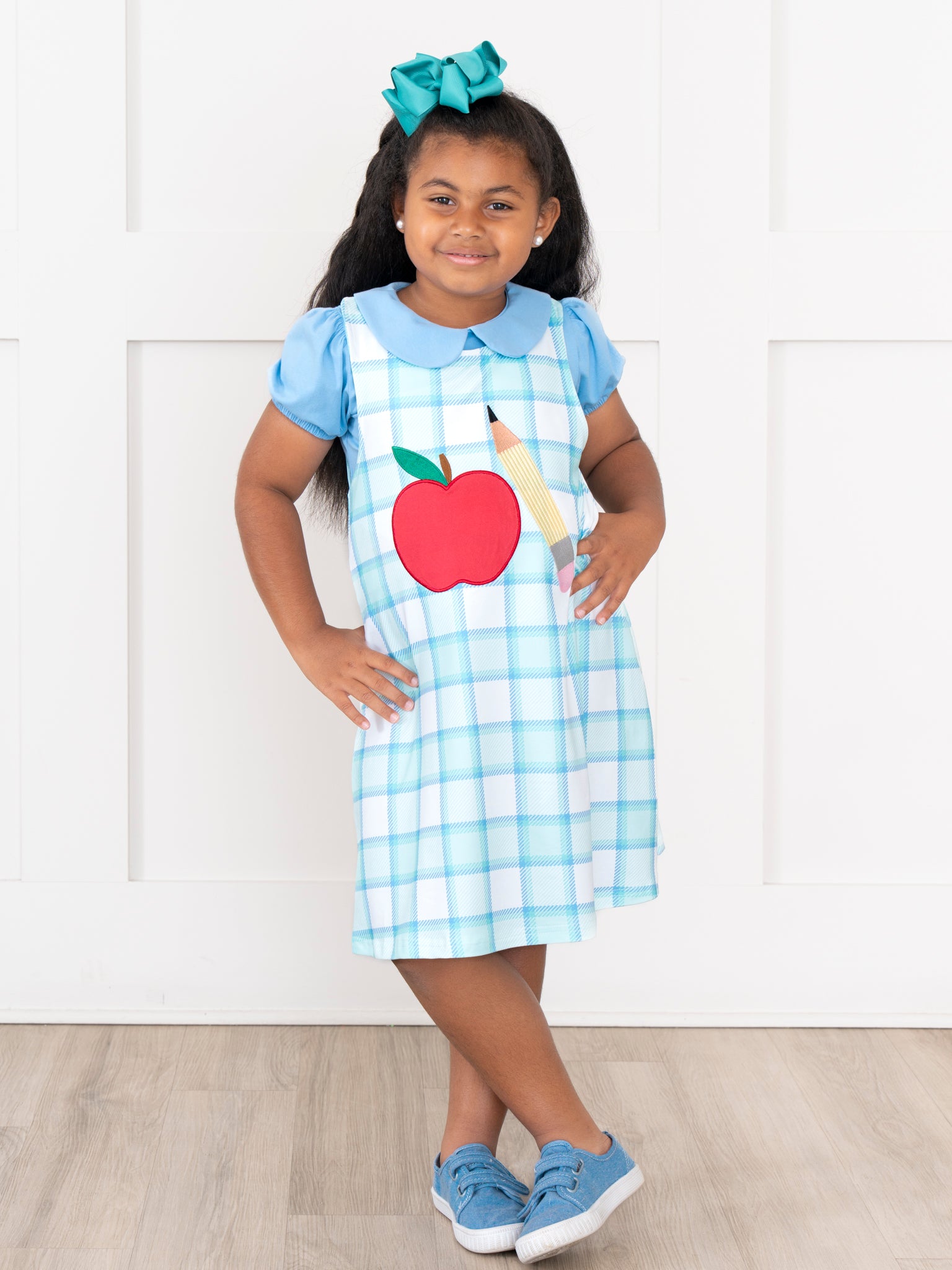 Top of Class Plaid Skirtall Outfit - Marie Nicole Clothing