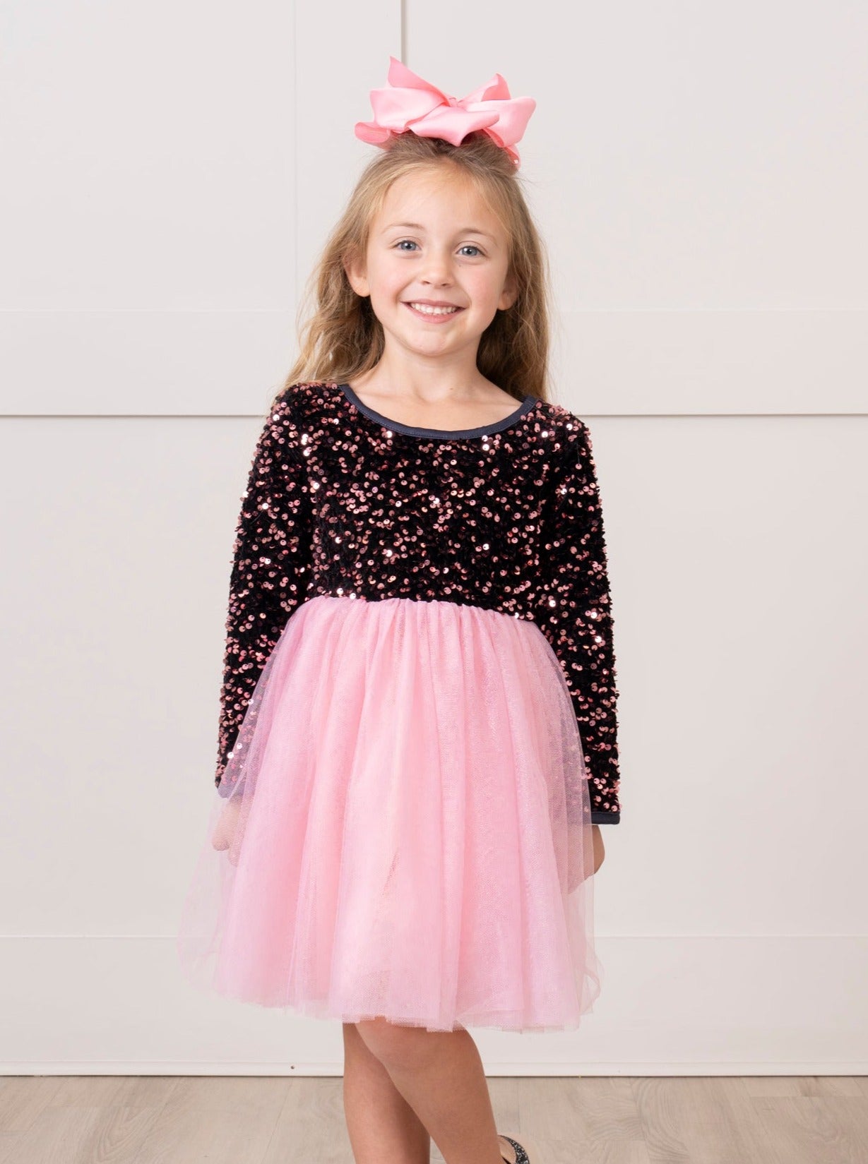 Pink Sparkle Party Tulle Dress - Marie Nicole Clothing