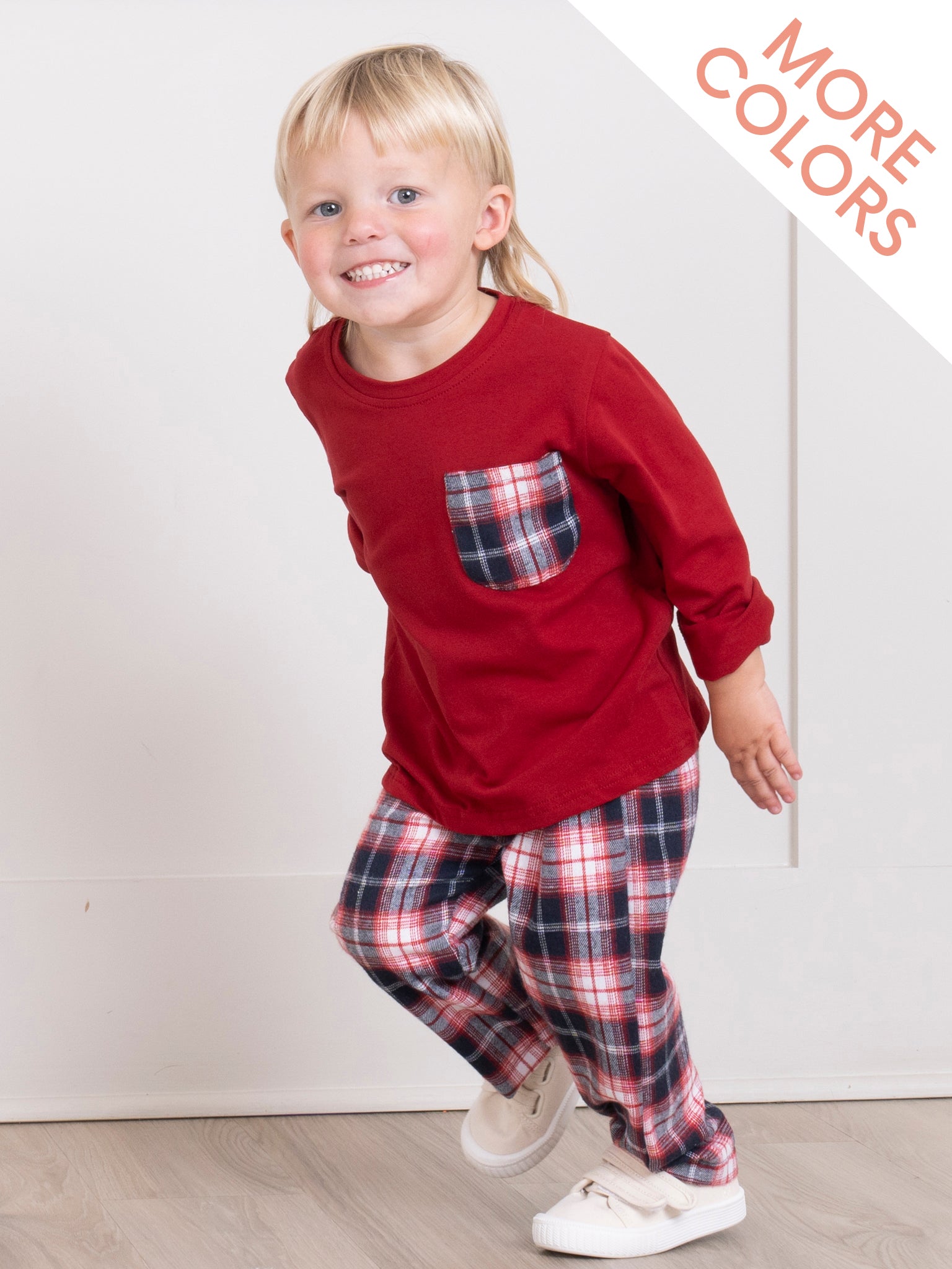 Joyous Plaid Pocket Outfit - Marie Nicole Clothing