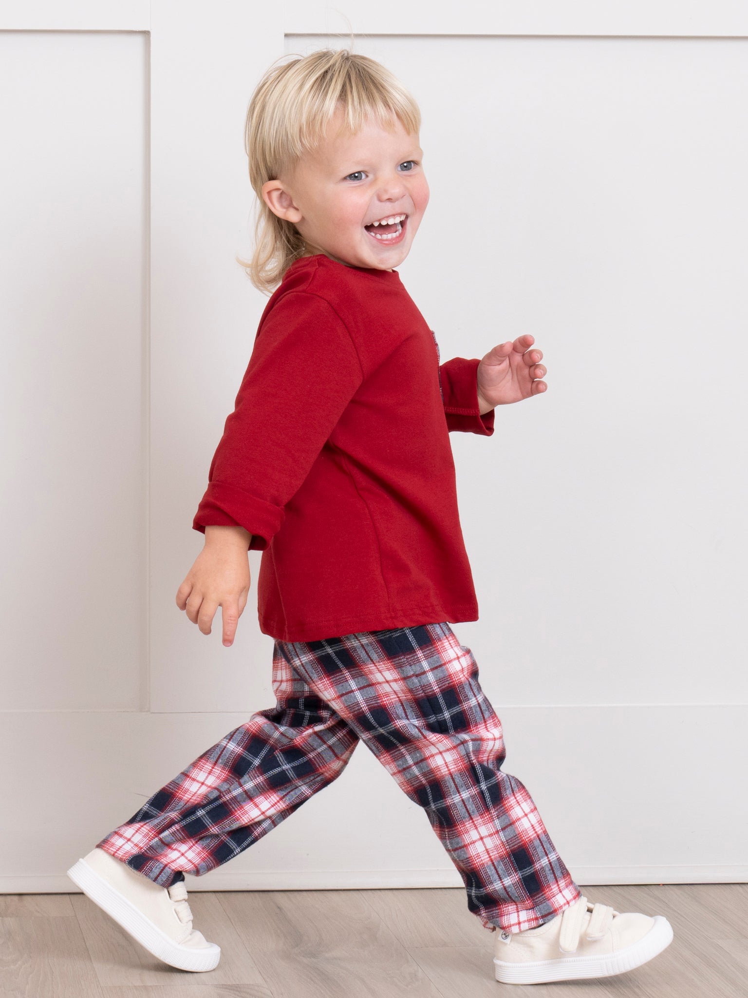 Joyous Plaid Pocket Outfit - Marie Nicole Clothing