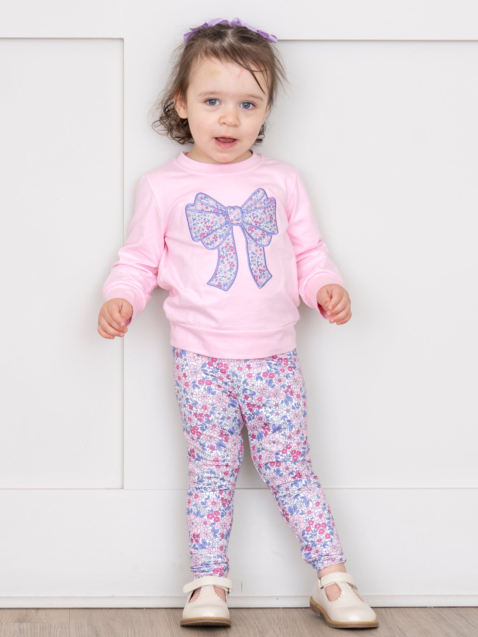 Delicate Flower Bow Outfit - Marie Nicole Clothing