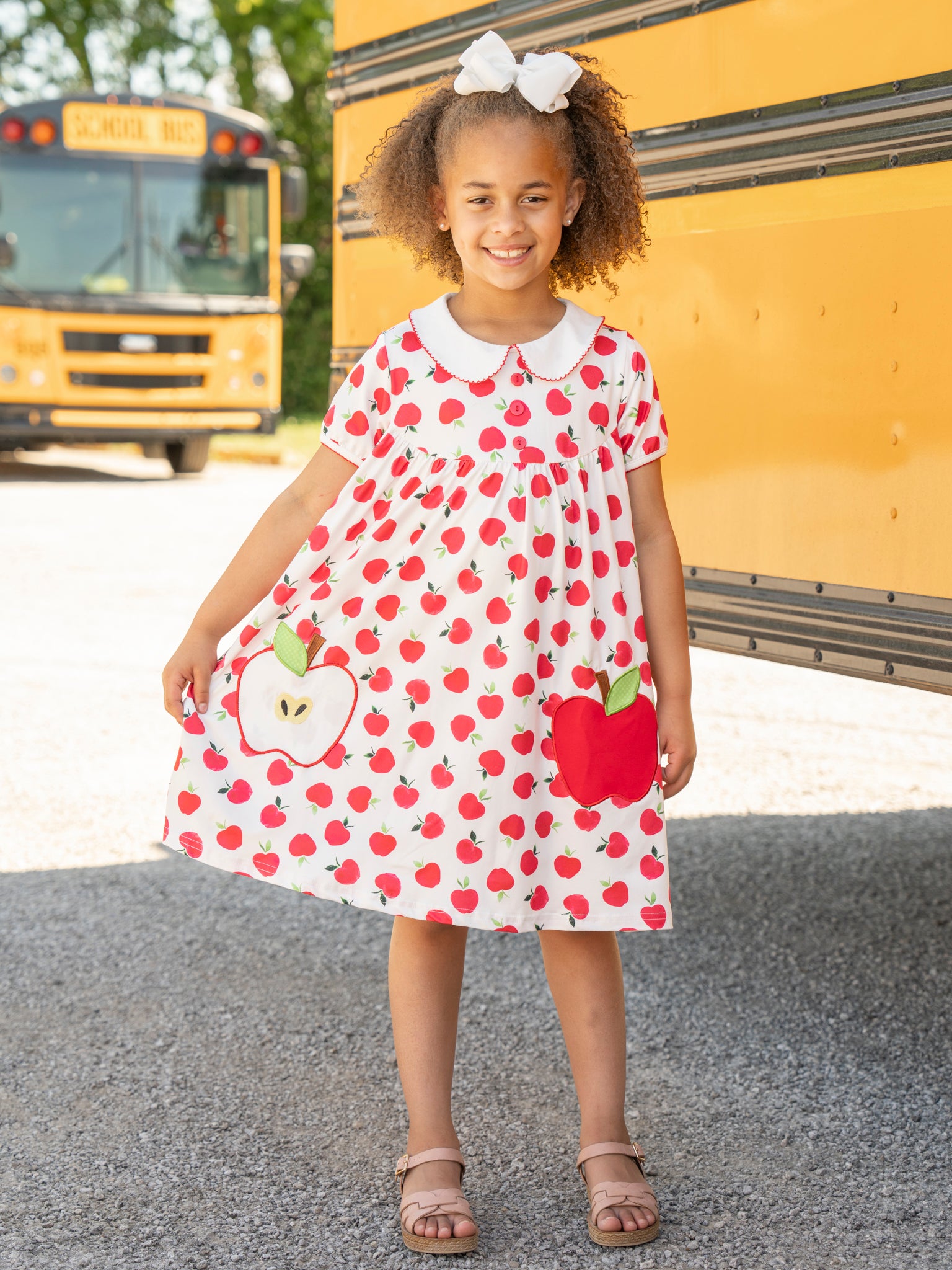 Red Delicious Ruffle Dress - Marie Nicole Clothing