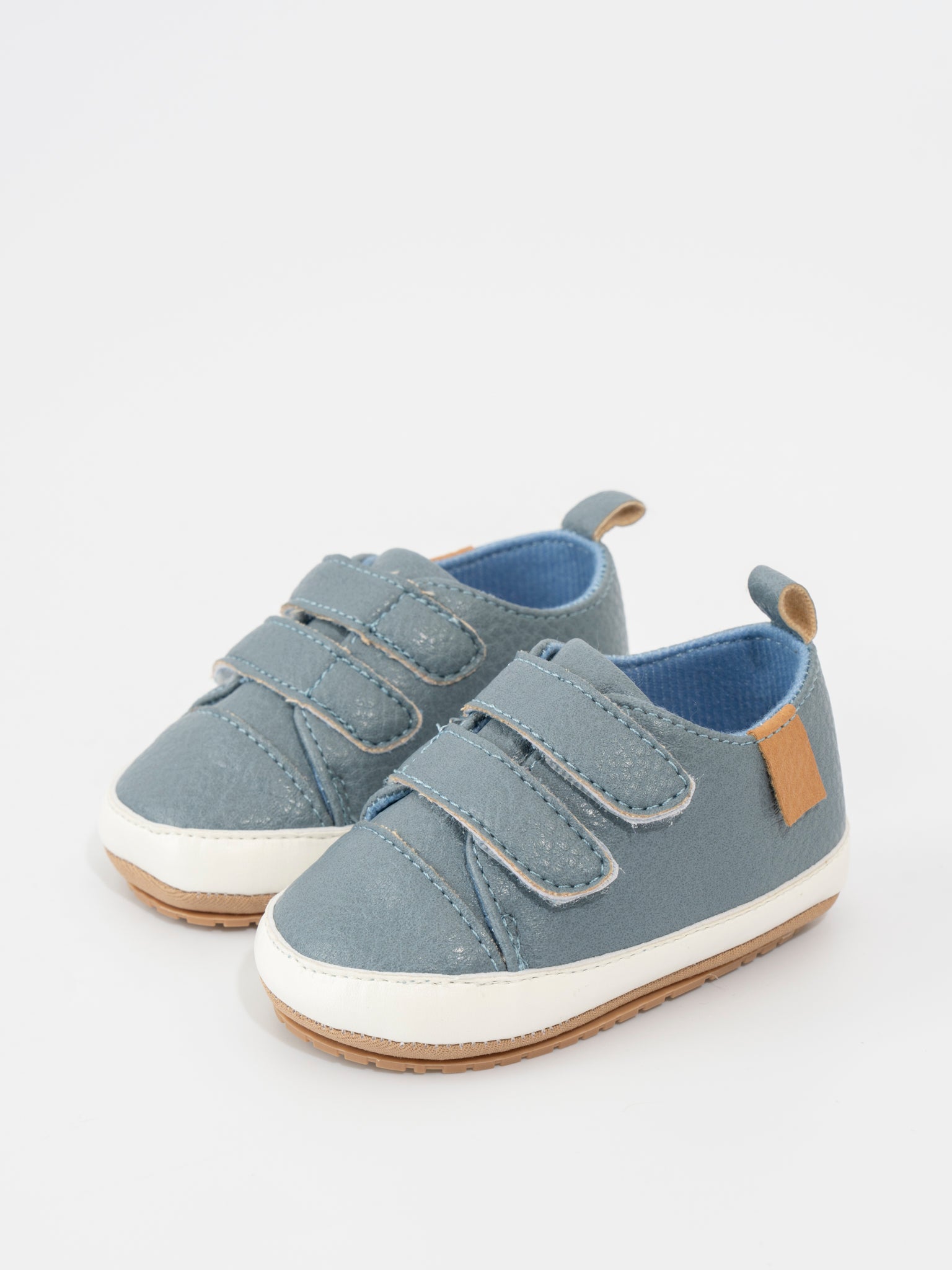 Double Strap Baby Shoe Blue - Marie Nicole Clothing
