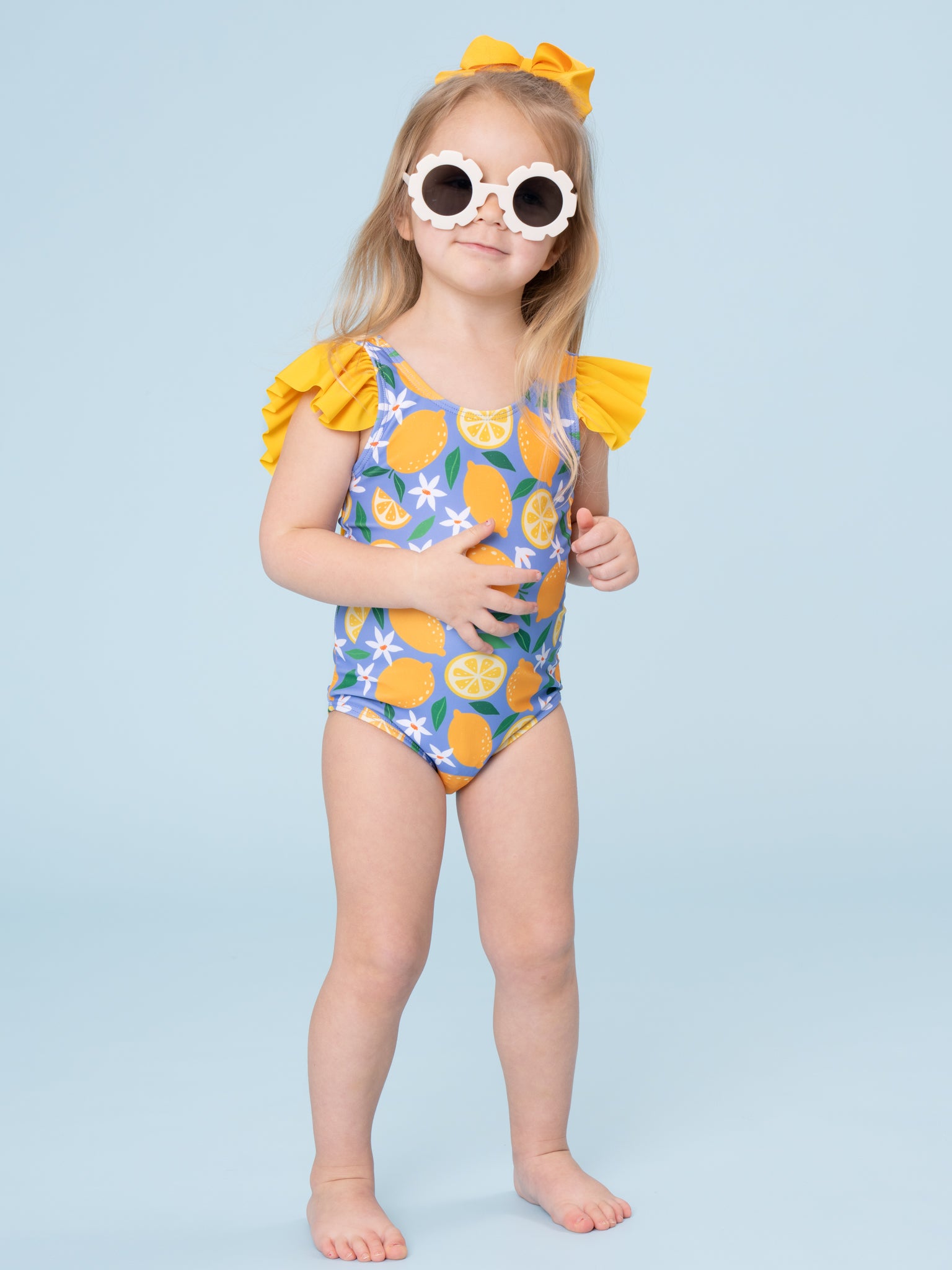 Lemon Grove Ruffle Swimsuit - Marie Nicole Clothing