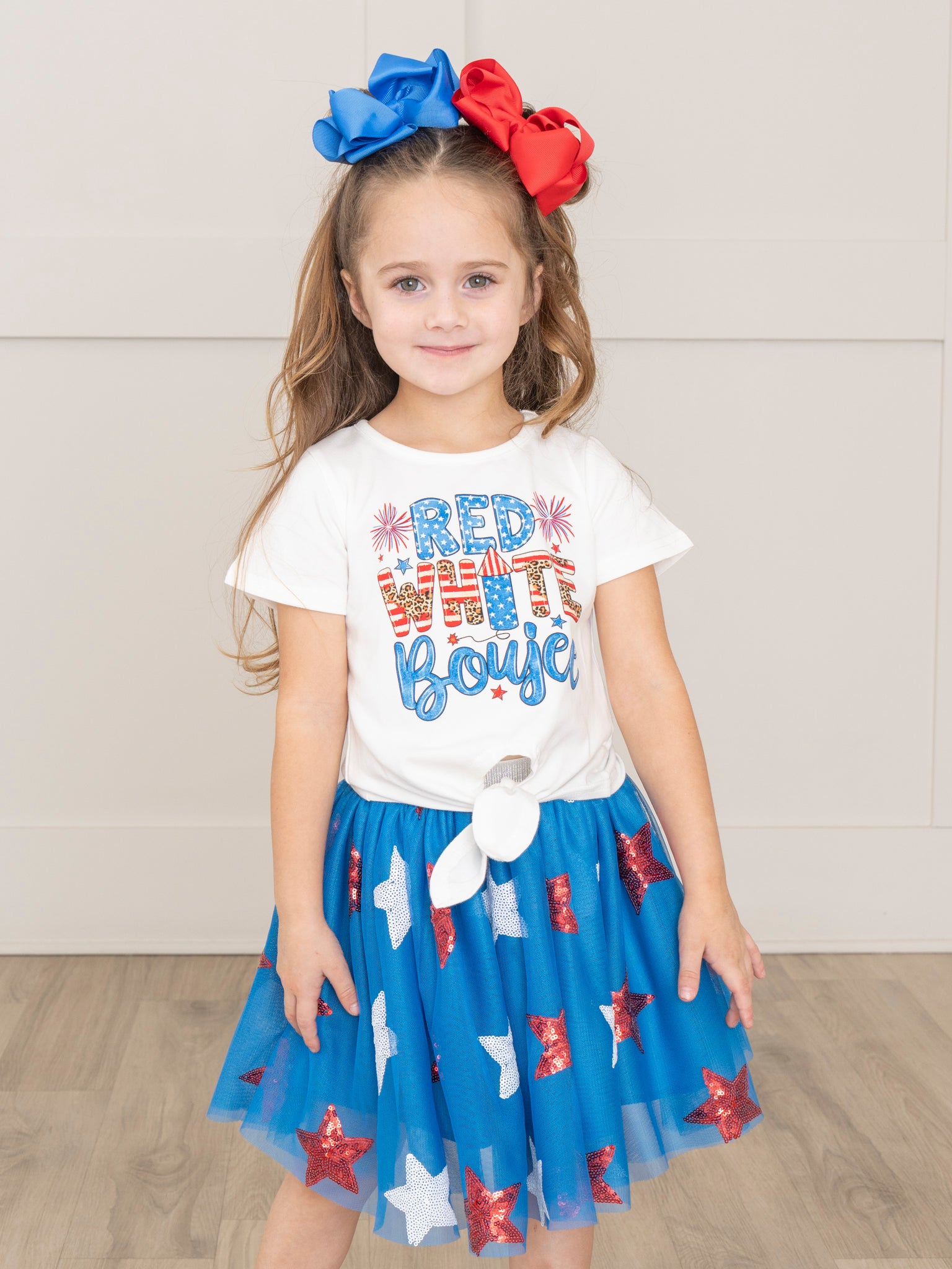 "Red White & Boujee" Tulle Outfit - Marie Nicole Clothing