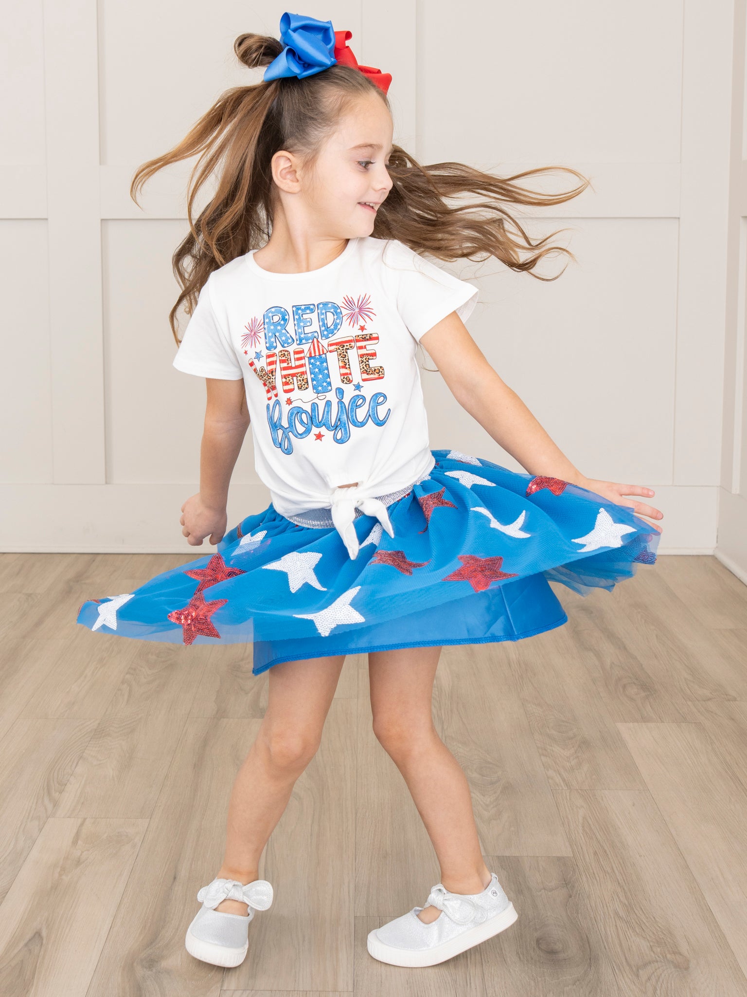 "Red White & Boujee" Tulle Outfit - Marie Nicole Clothing