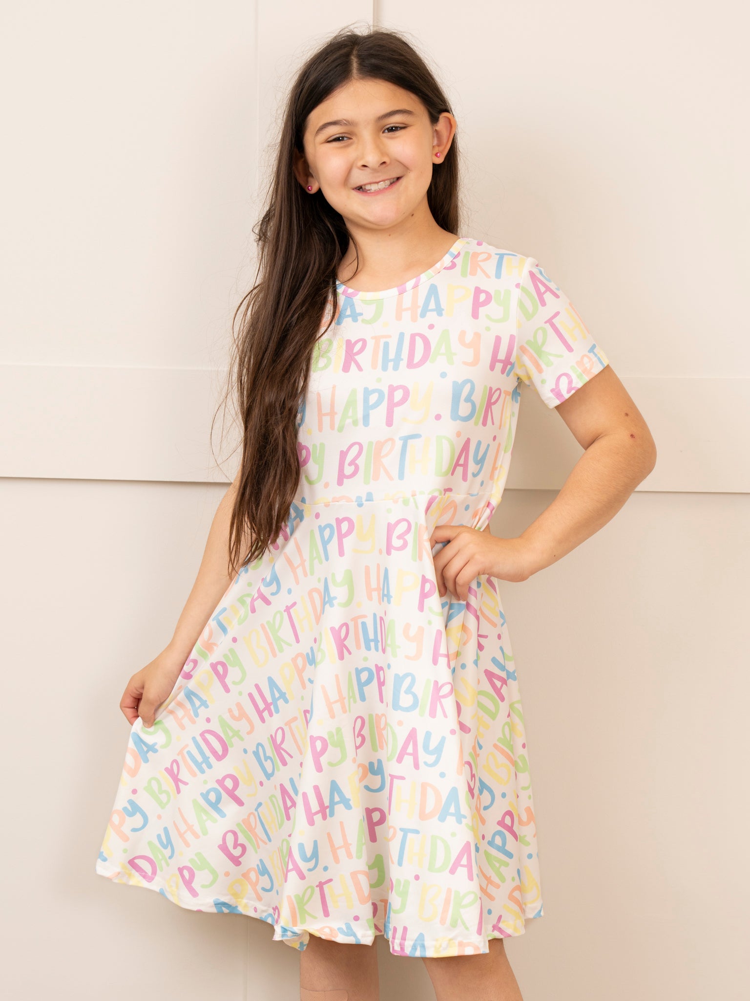 Happy Birthday Swing Dress - Marie Nicole Clothing