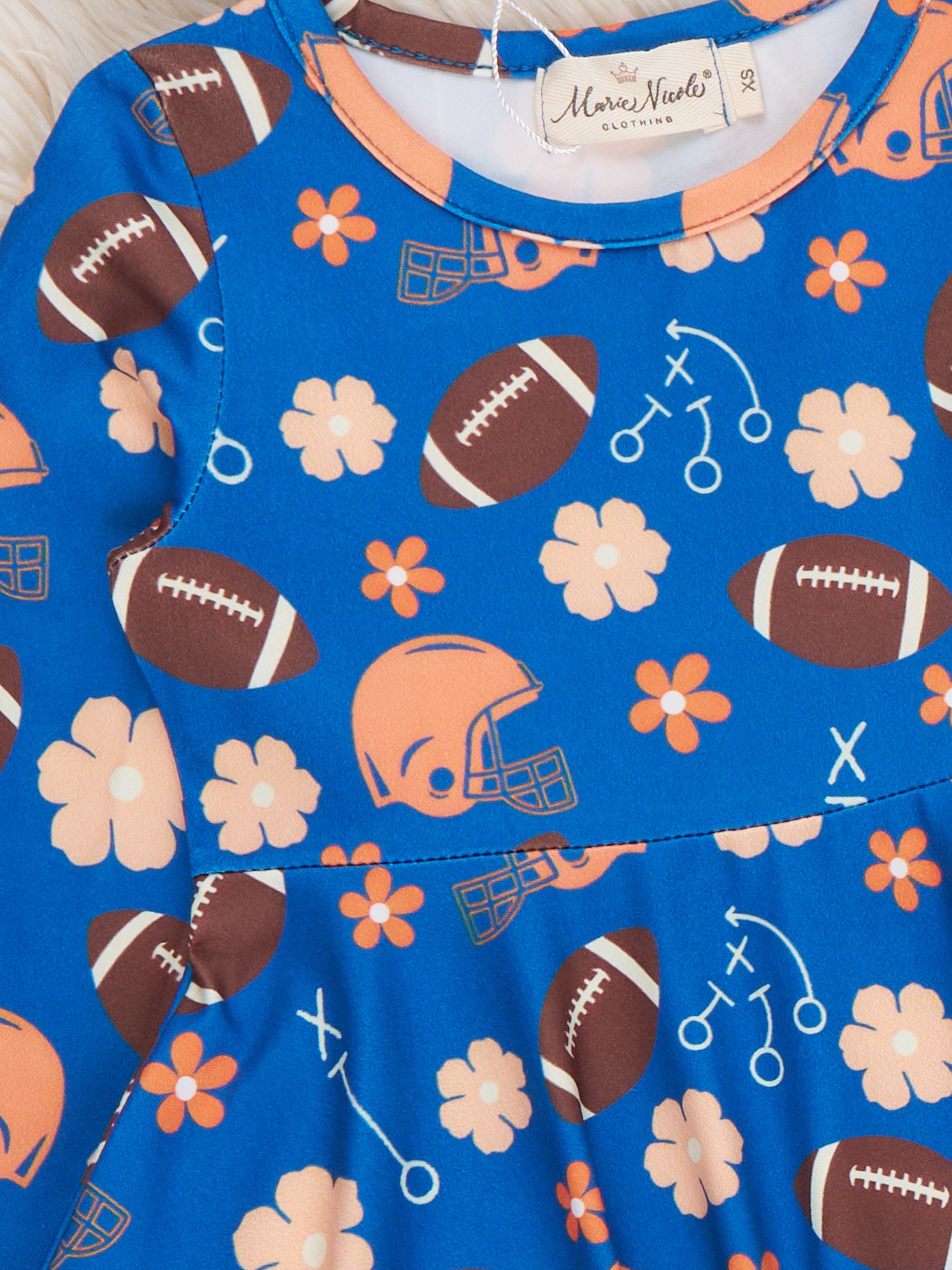 Touchdown Toss Twirl Swing Dress - Marie Nicole Clothing