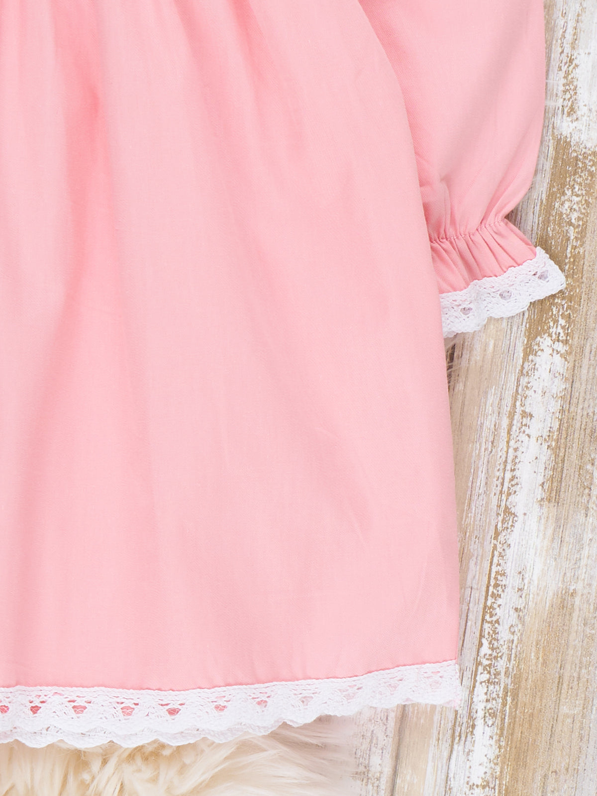 Jolly Santa Smocked Lace Dress - Marie Nicole Clothing