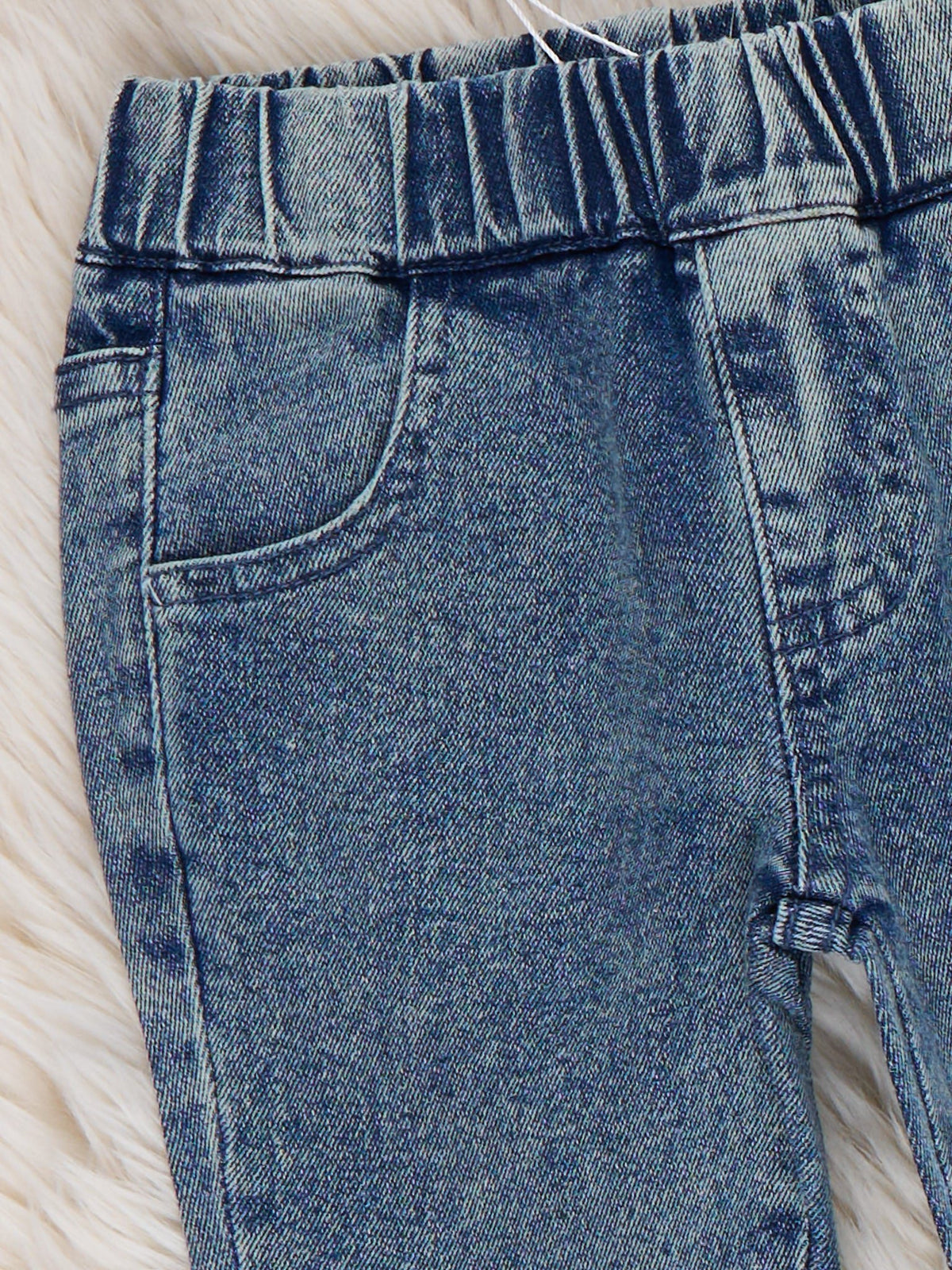 Groovy Cowgirl Crisscross Ribbon Bell Bottom Jeans - Marie Nicole Clothing
