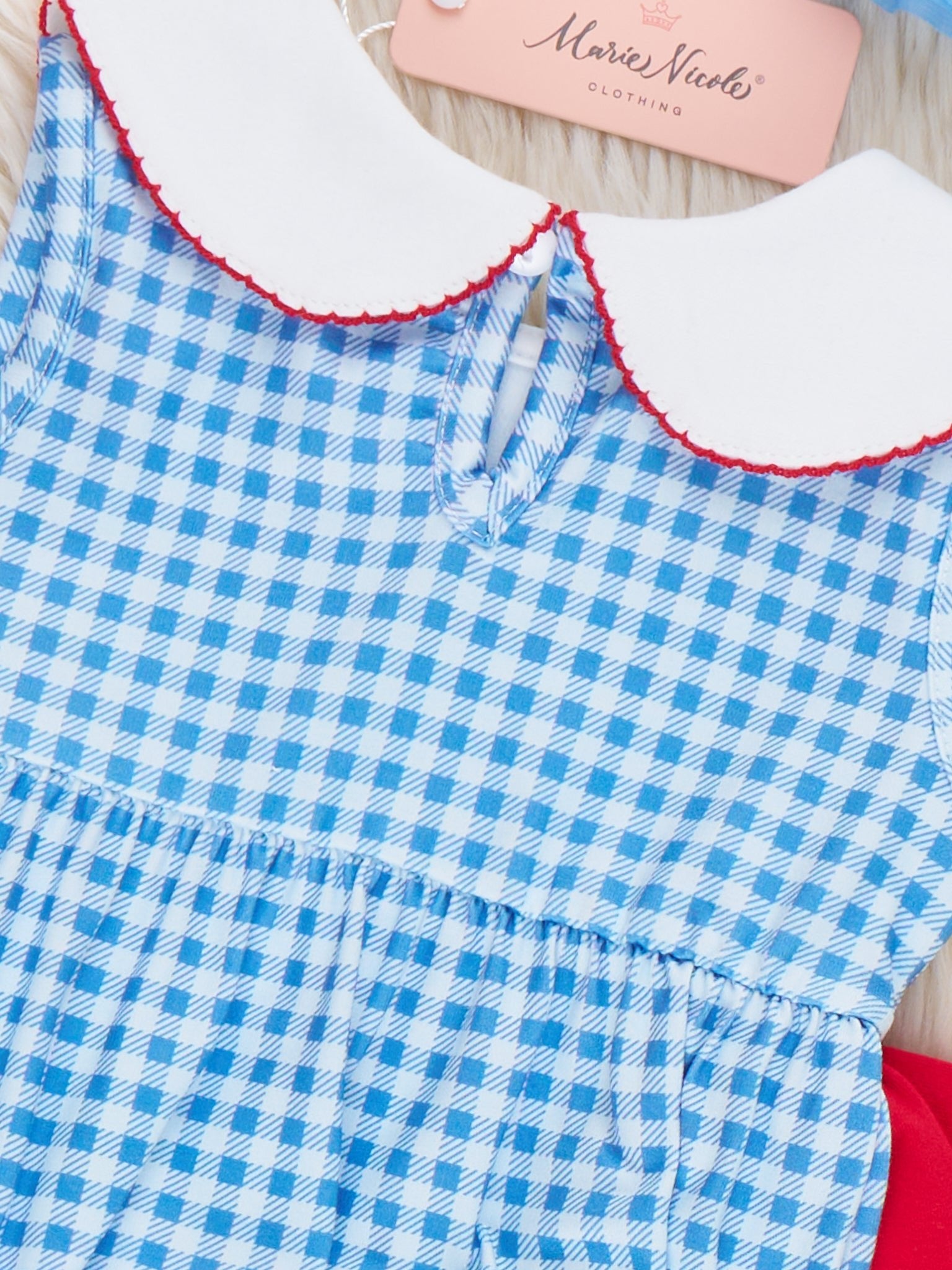 Field of Fun Baseball Embroidered Bubble Romper - Marie Nicole Clothing