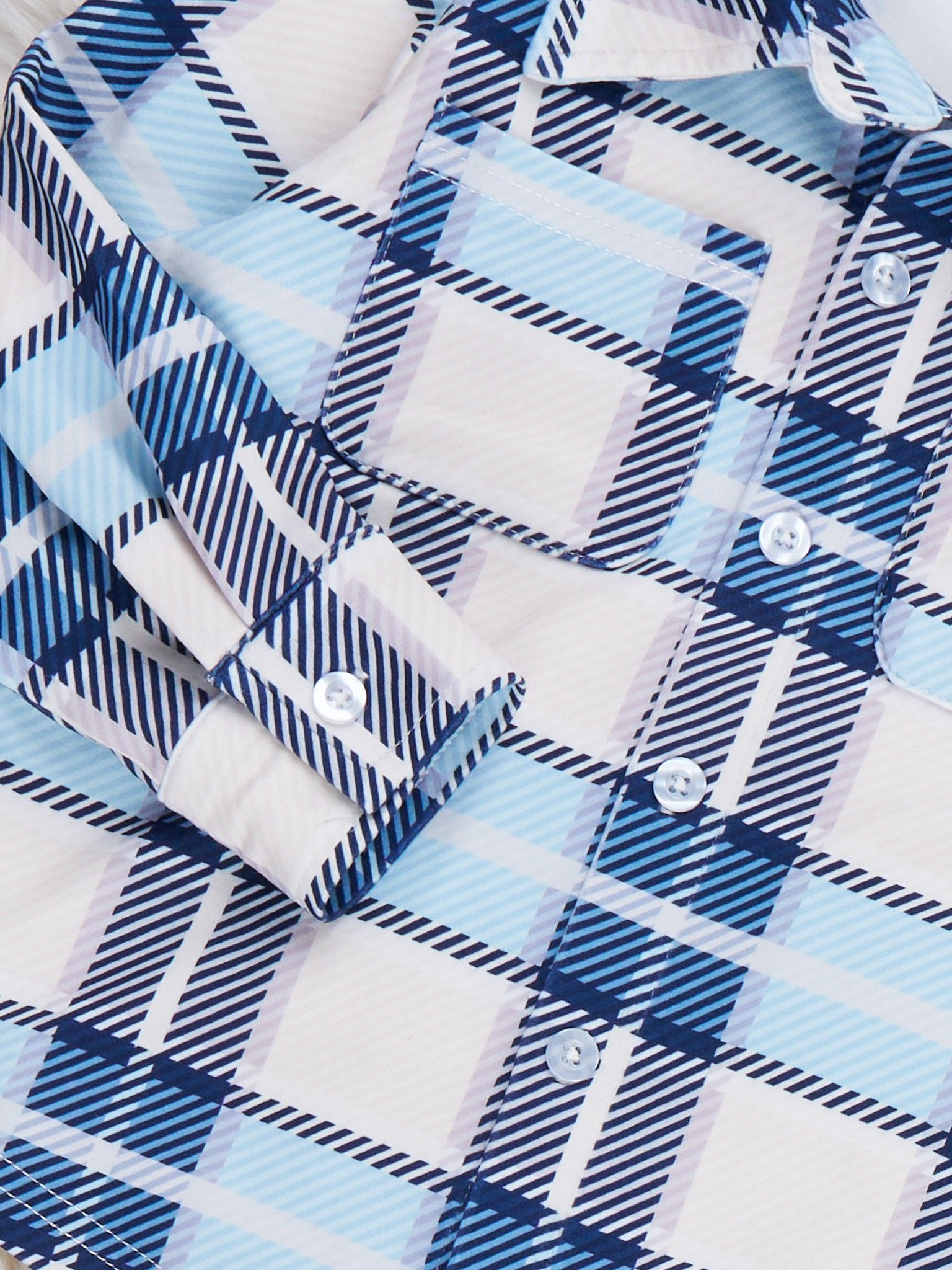 Plaid Prep Button Outfit - Marie Nicole Clothing