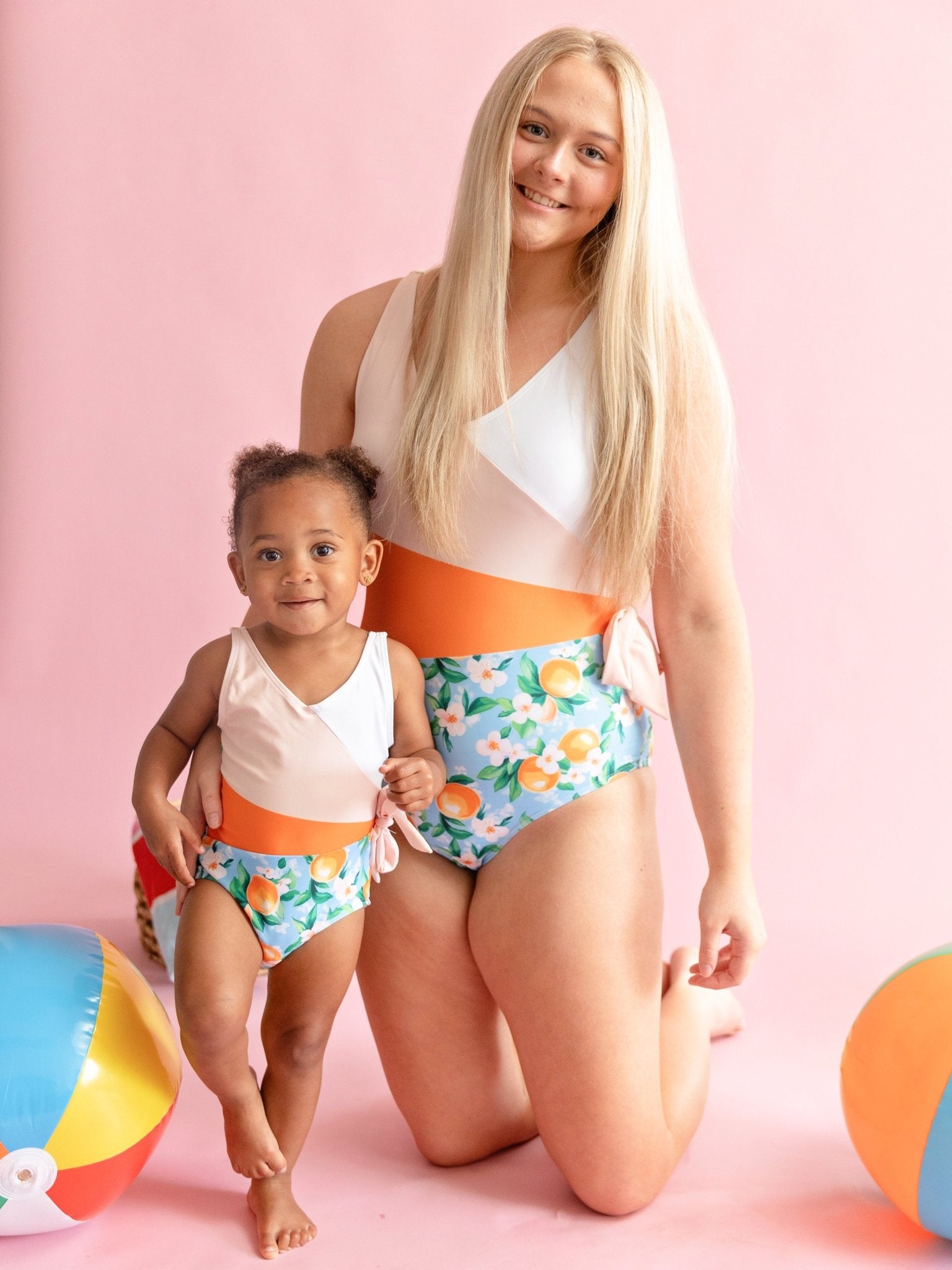 Orchard Breeze Floral Ruffle Swimsuit - Girl - Marie Nicole Clothing