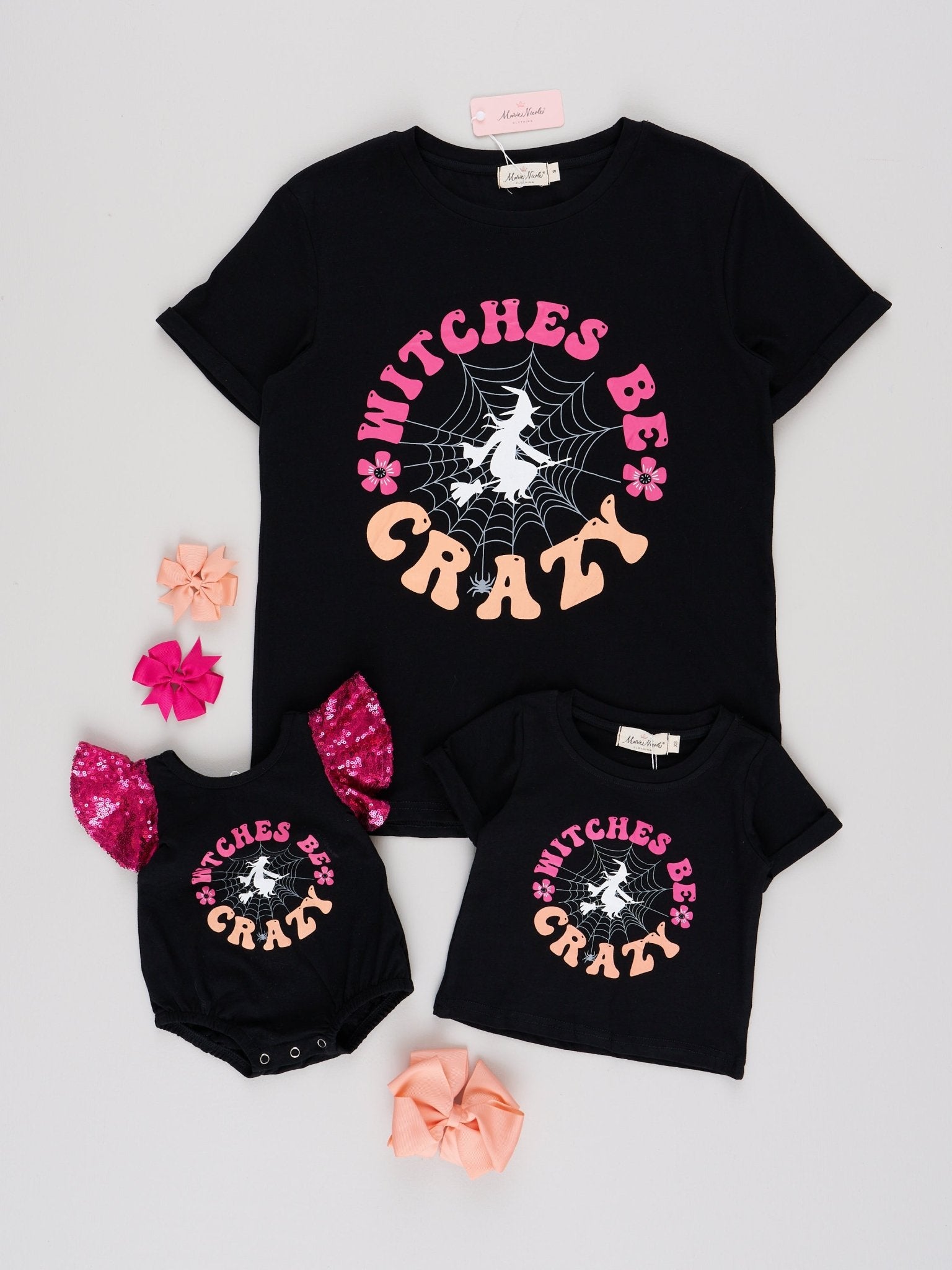 Mom & Me "Crazy Witch" Top & Romper - Marie Nicole Clothing
