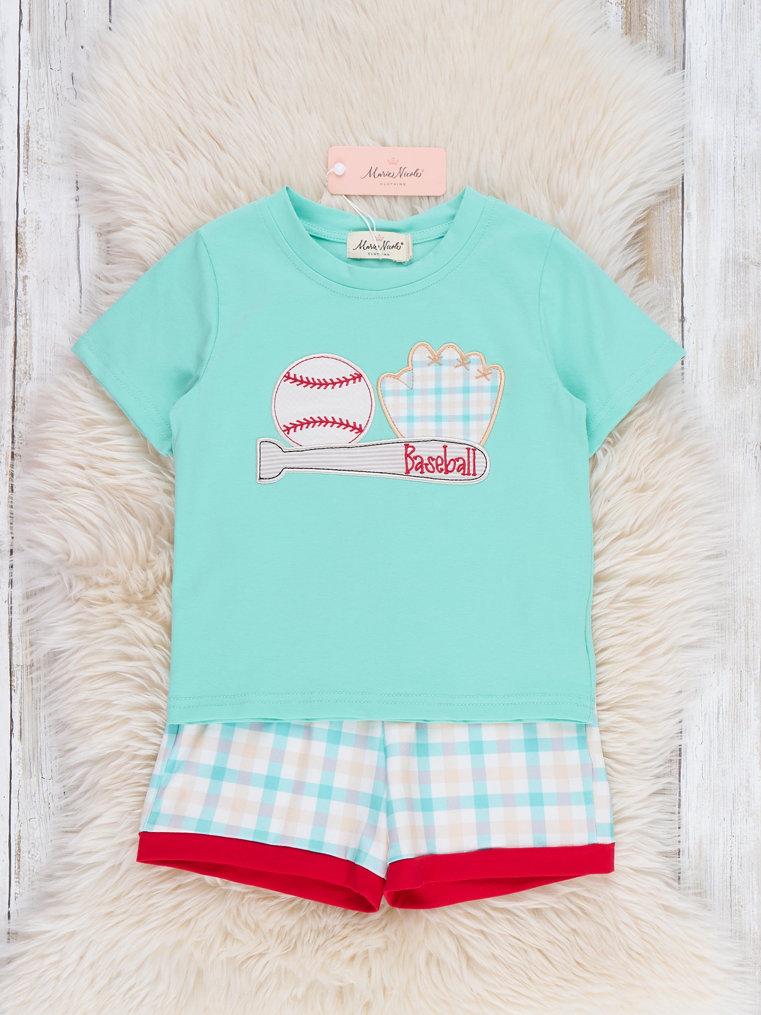 Rookie League Baseball Embroidered Outfit - Marie Nicole Clothing