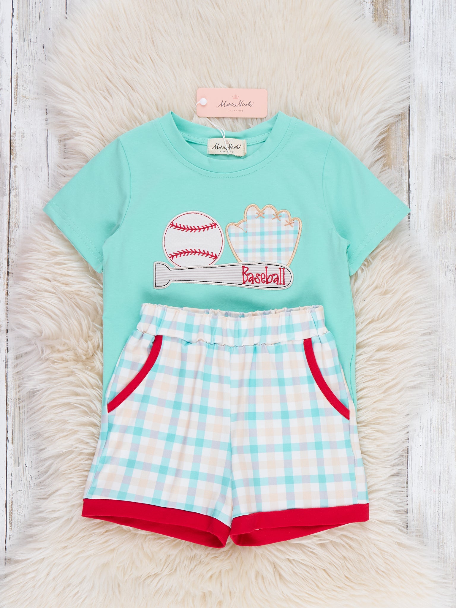 Rookie League Baseball Embroidered Outfit - Marie Nicole Clothing