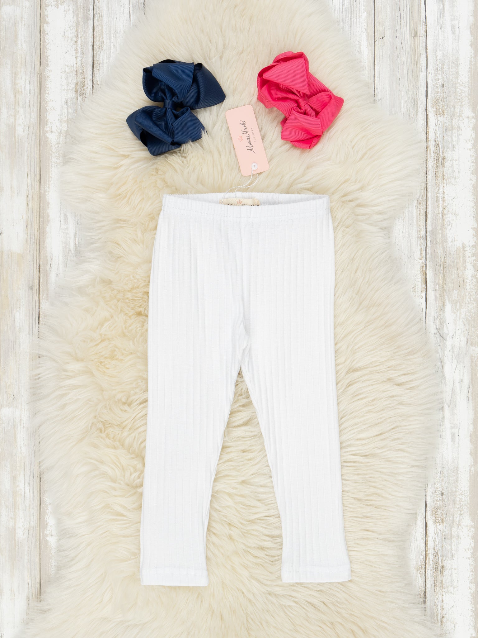 Full Length Ribbed Leggings - Marie Nicole Clothing