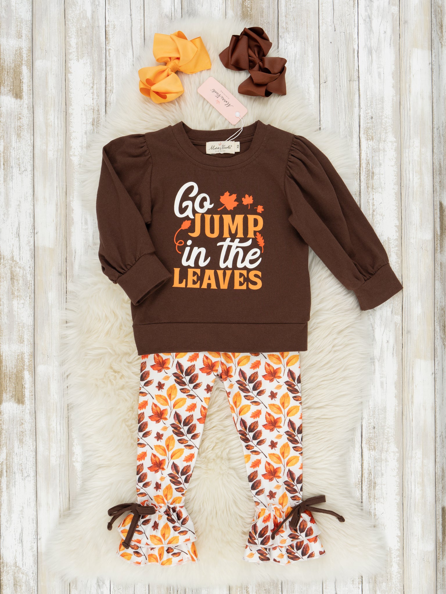 Autumn Love Ruffle Outfits - Marie Nicole Clothing