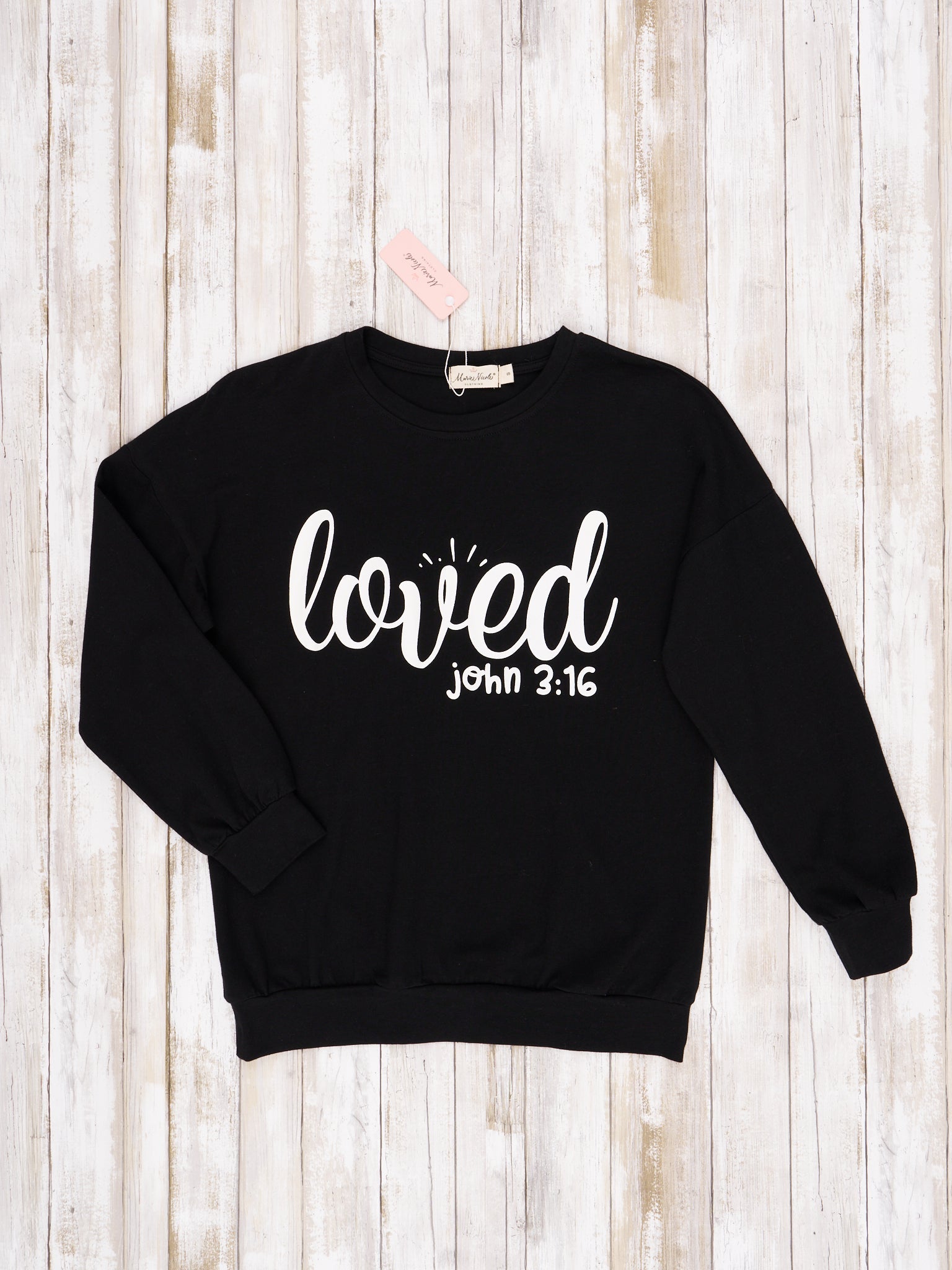 Mom & Me John 3:16 "Loved" Crewneck - Marie Nicole Clothing