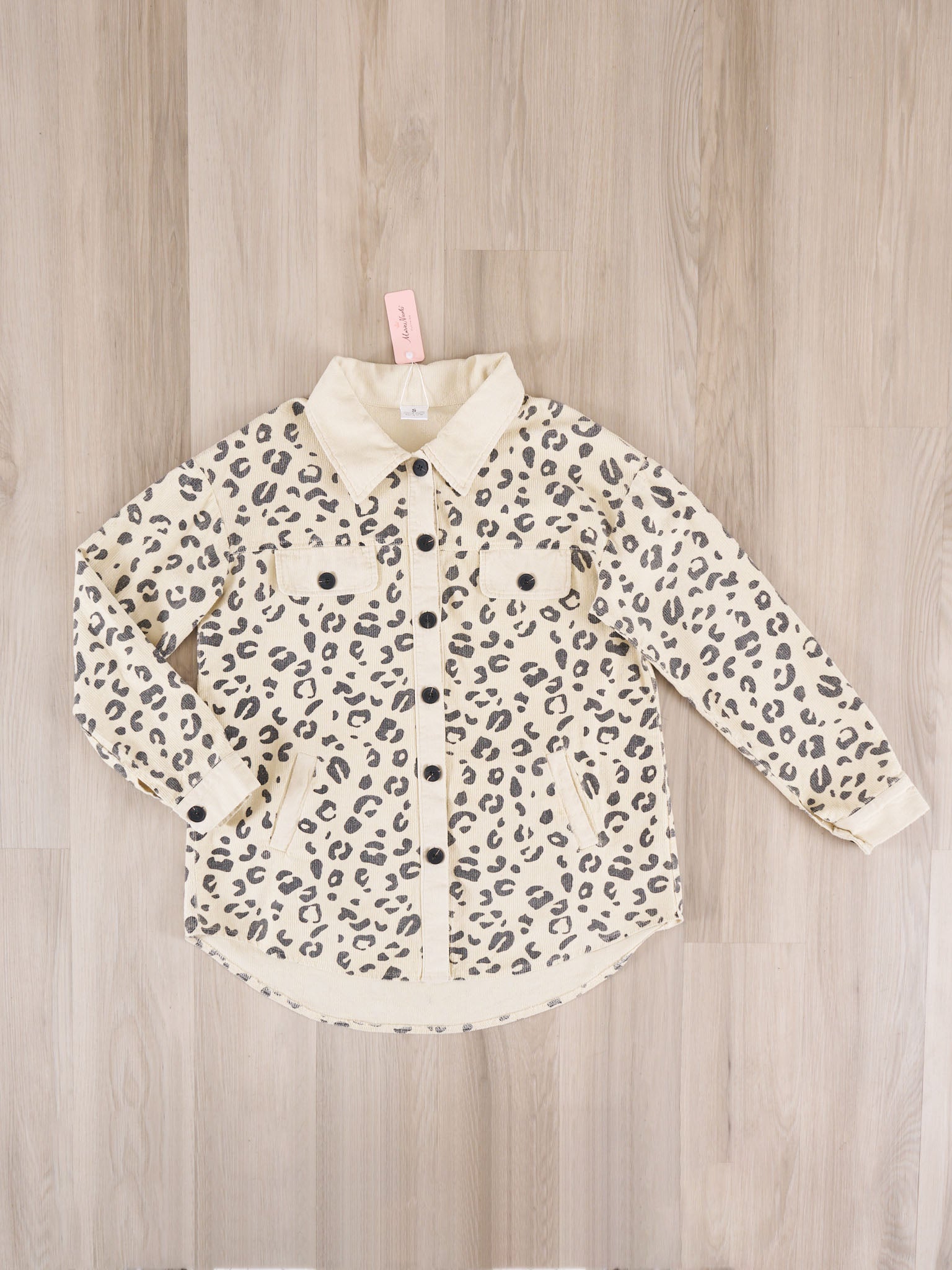 Mom & Me Light Tan Leopard Print Shacket - Marie Nicole Clothing