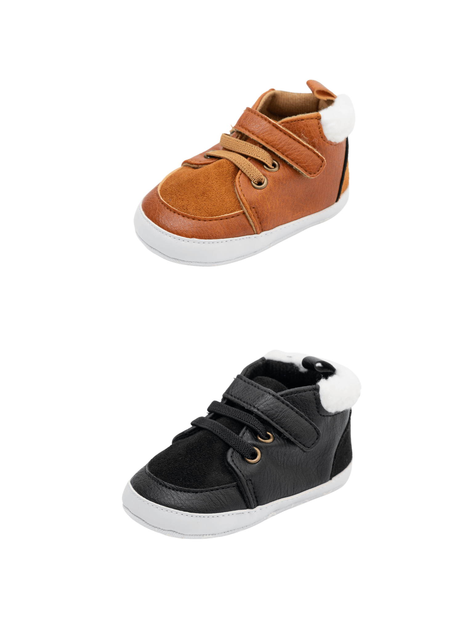 High Top Velcro Sneakers for Baby Boy - Marie Nicole Clothing