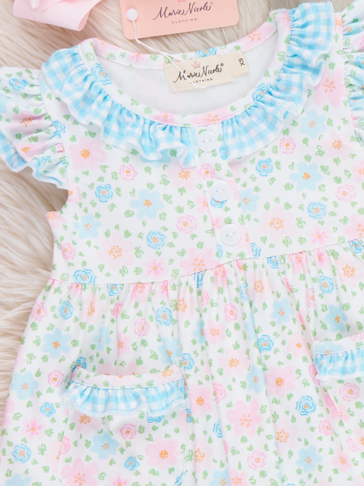 Spring Bloom Ruffle Outfit - Marie Nicole Clothing