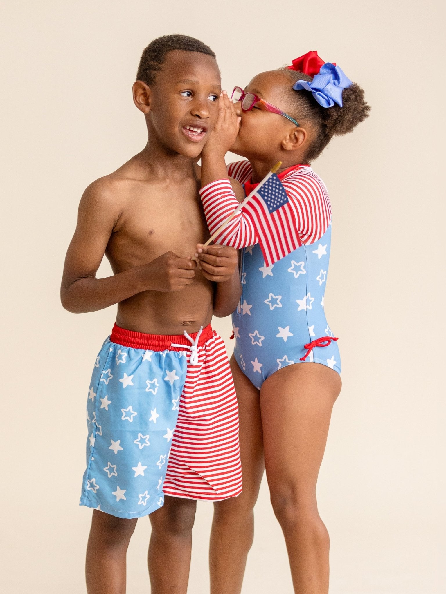 Star Splash Patriotic Rashguard - Marie Nicole Clothing