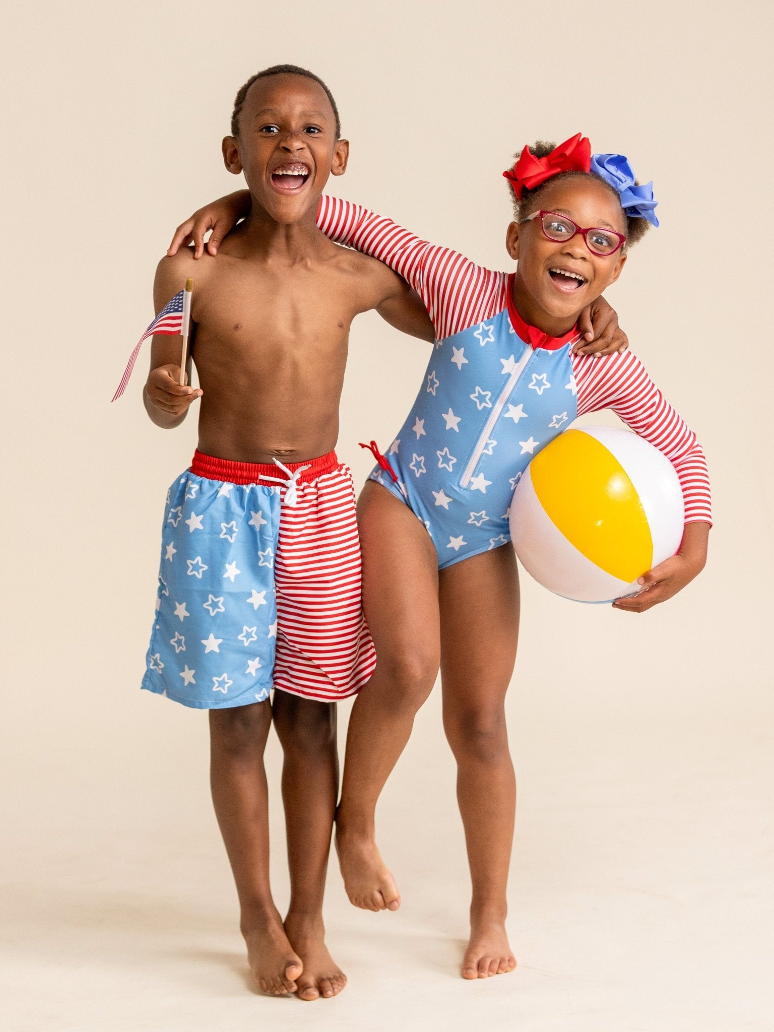 Star Splash Patriotic Trunk - Marie Nicole Clothing