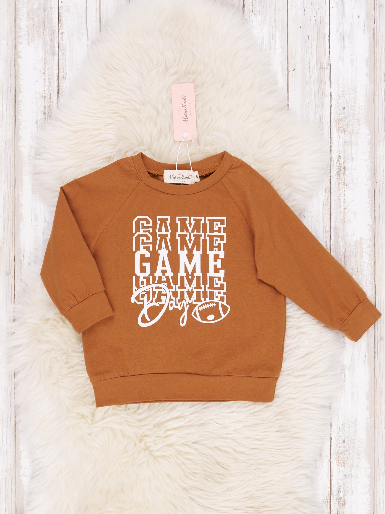 Bronze Game Day Crewneck - Marie Nicole Clothing