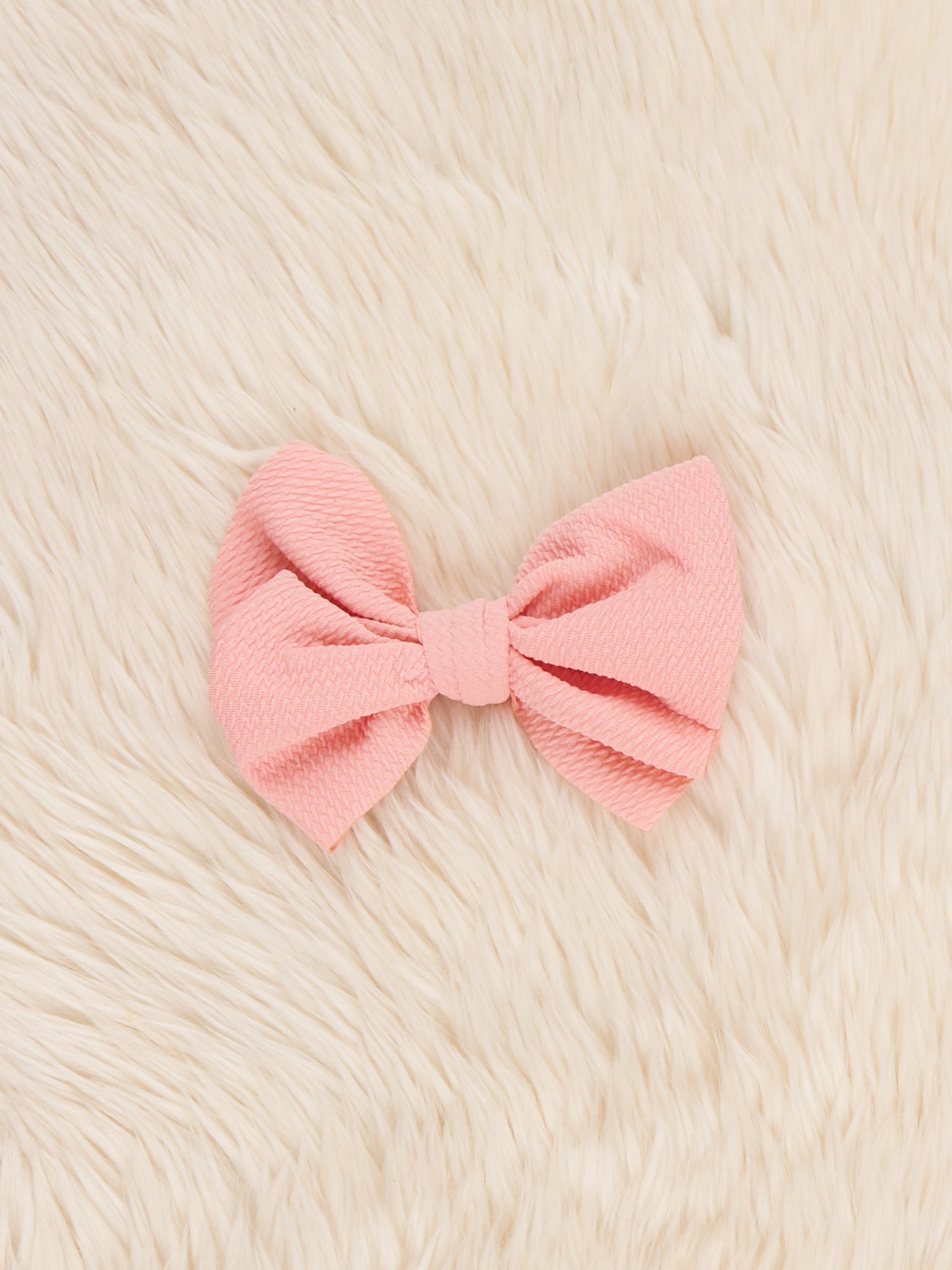 Waffle Bow 6 Inch - 16 Colors Available - Marie Nicole Clothing