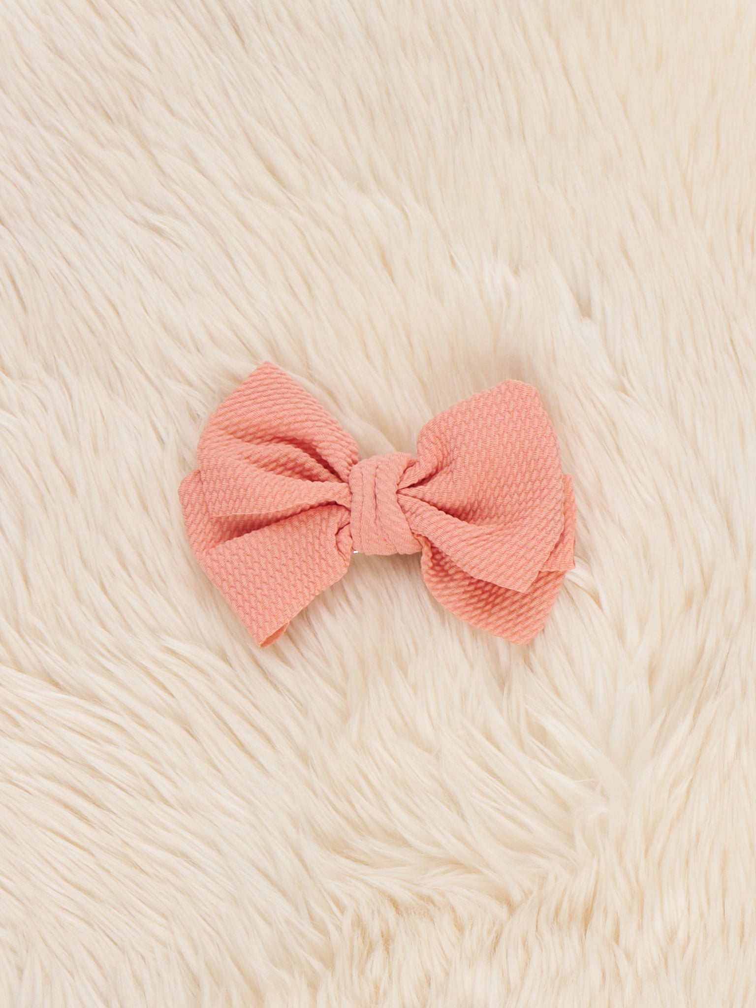 Waffle Bow 6 Inch - 16 Colors Available - Marie Nicole Clothing