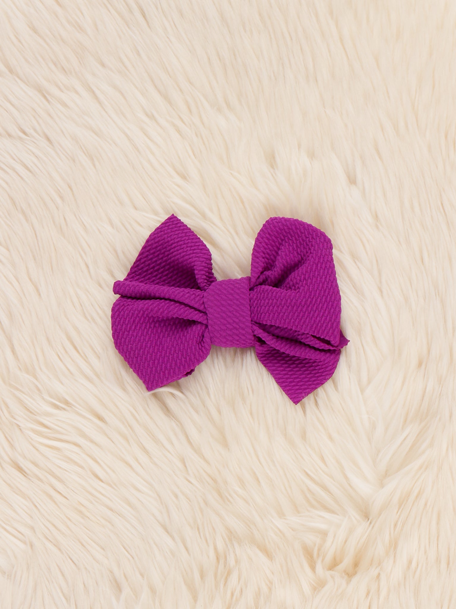 Waffle Bow 6 Inch - 16 Colors Available - Marie Nicole Clothing