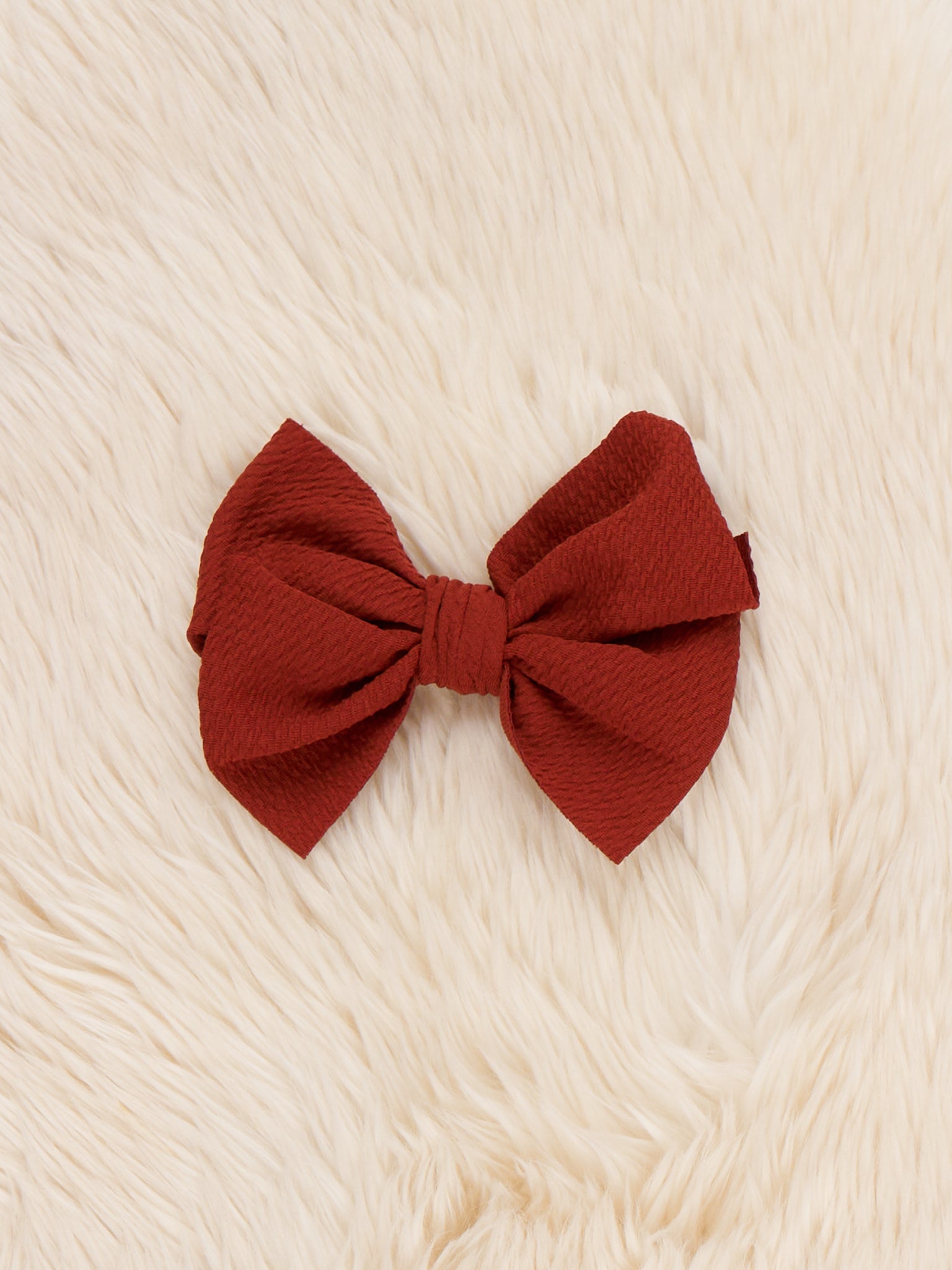 Waffle Bow 6 Inch - 16 Colors Available - Marie Nicole Clothing