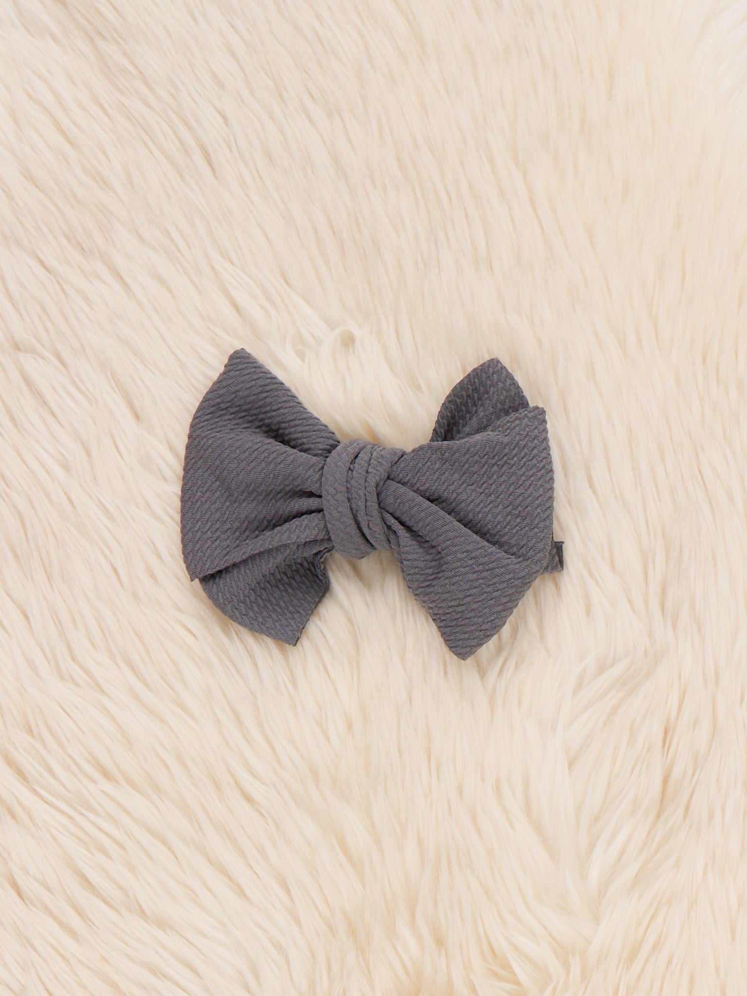 Waffle Bow 6 Inch - 16 Colors Available - Marie Nicole Clothing