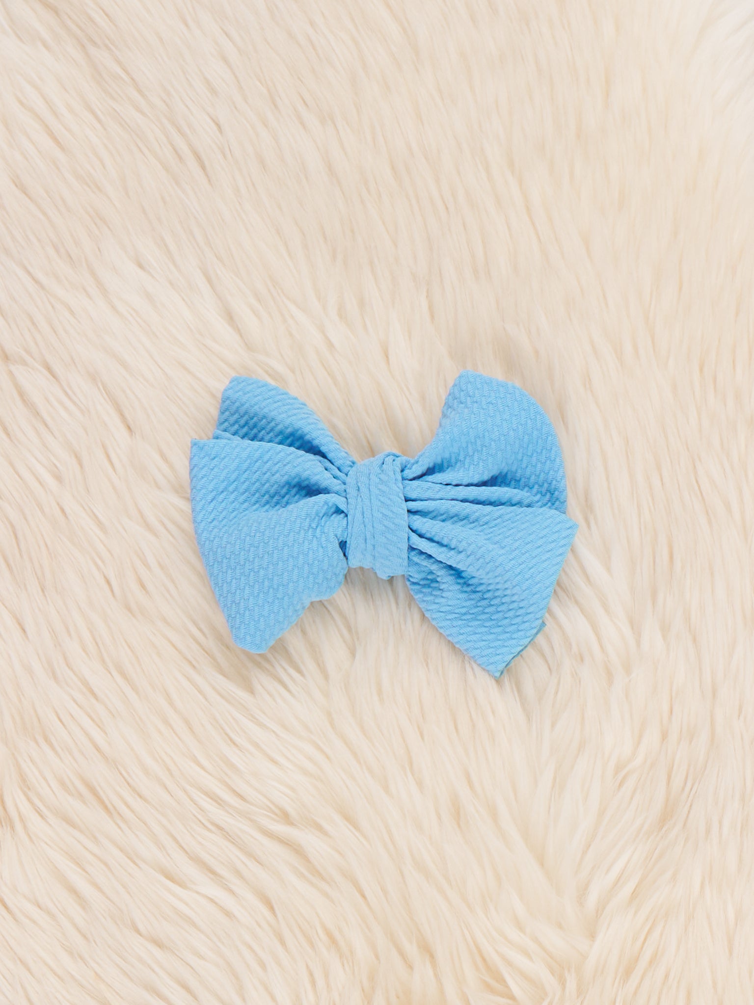 Waffle Bow 6 Inch - 16 Colors Available - Marie Nicole Clothing