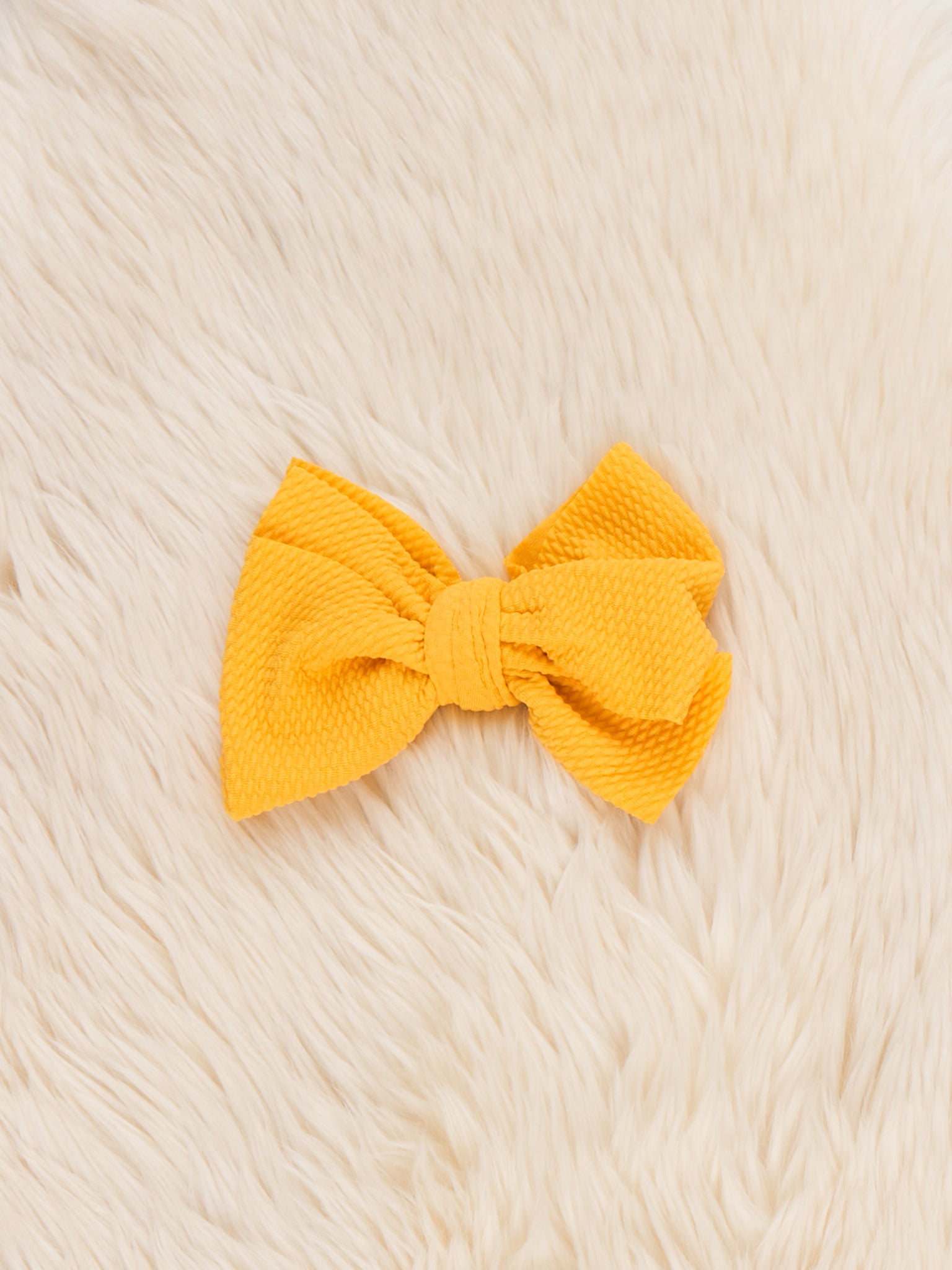 Waffle Bow 6 Inch - 16 Colors Available - Marie Nicole Clothing