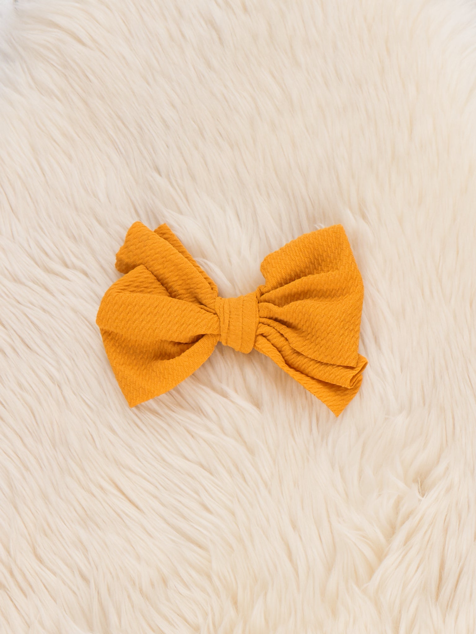 Waffle Bow 6 Inch - 16 Colors Available - Marie Nicole Clothing