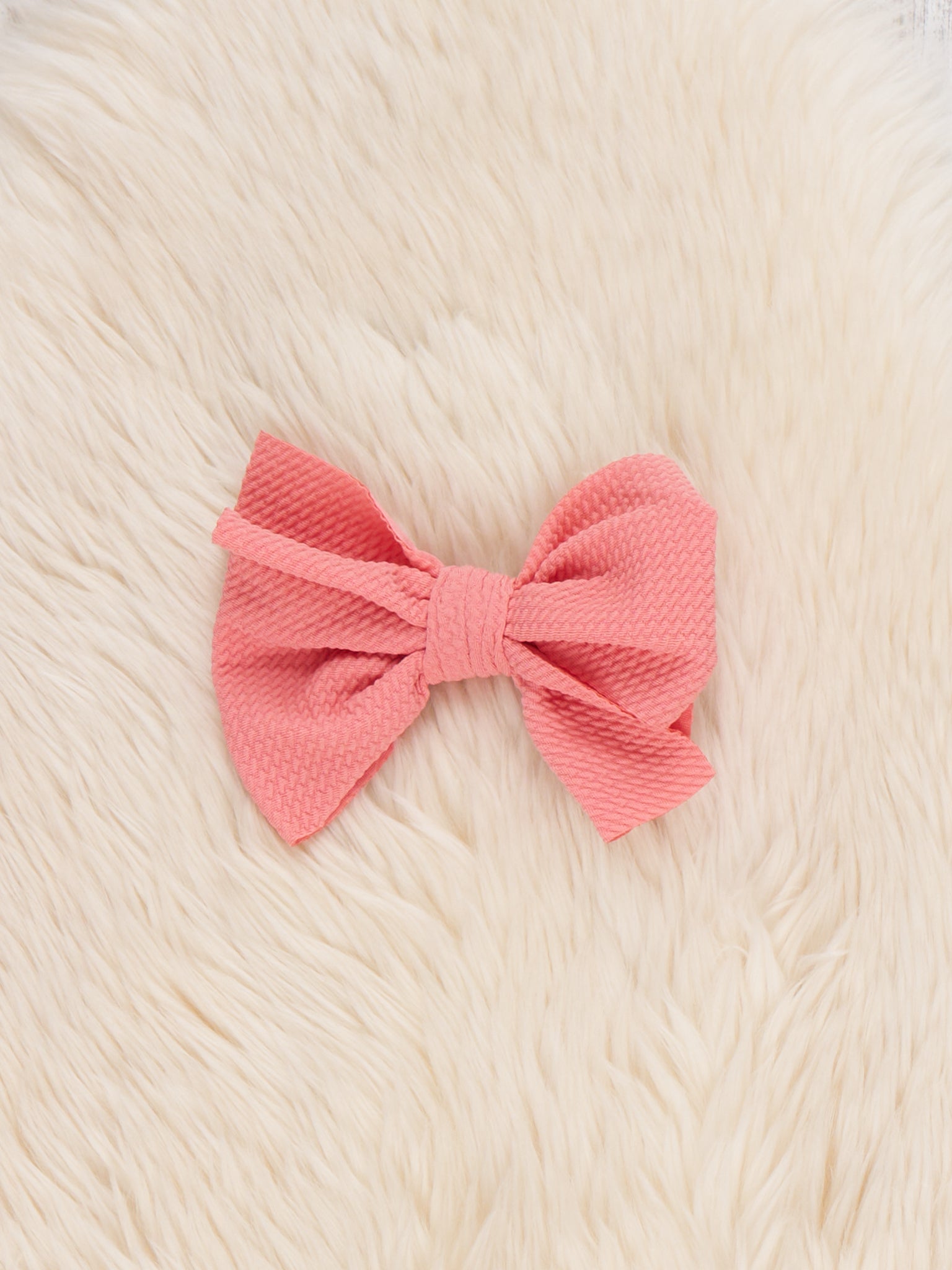 Waffle Bow 6 Inch - 16 Colors Available - Marie Nicole Clothing