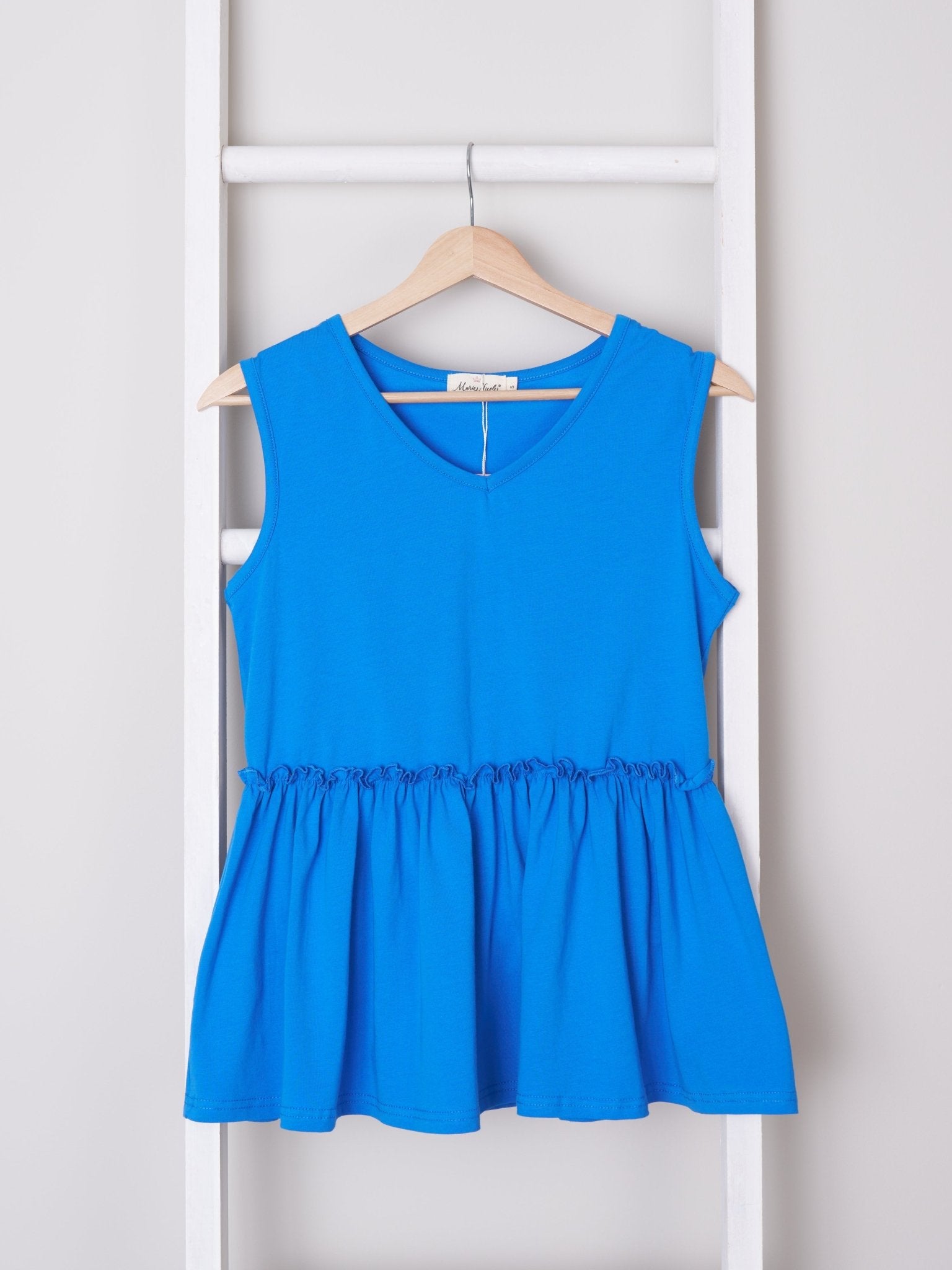 Mom & Me Royal Blue Peplum Tank - Marie Nicole Clothing