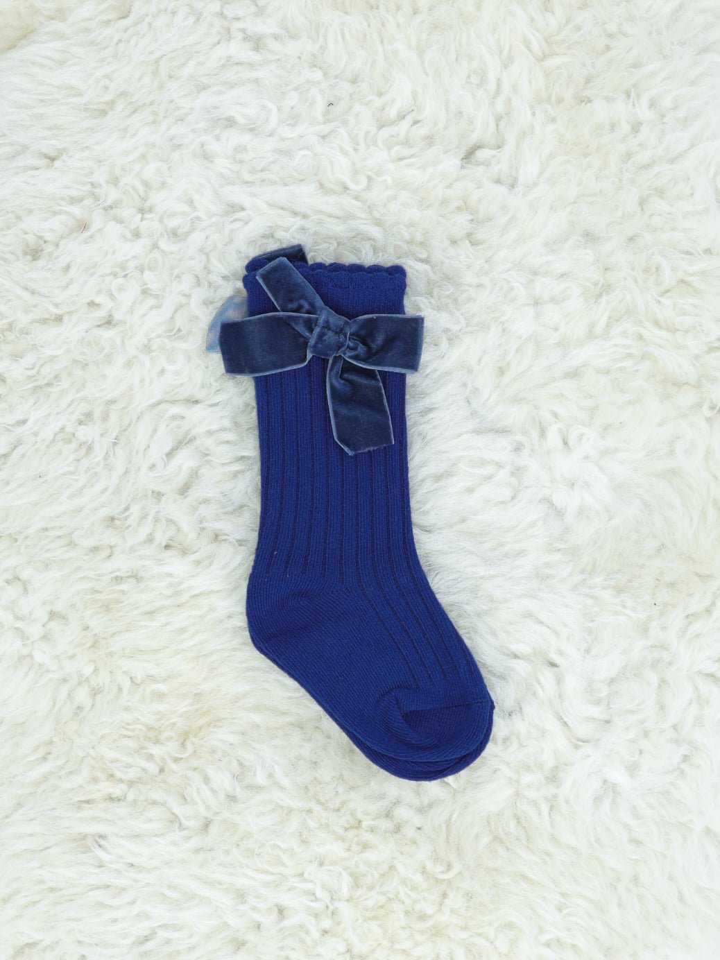 Velvet Bow Socks - 6 Colors Available - Marie Nicole Clothing