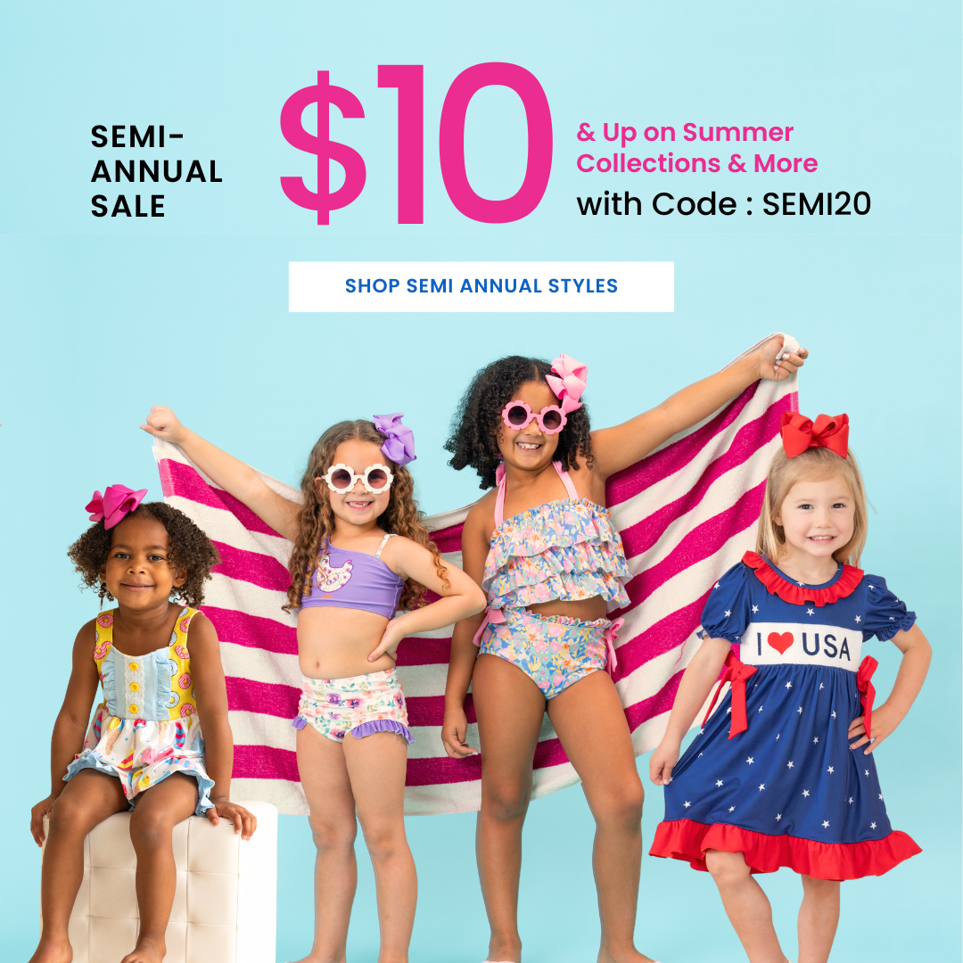 Semi Annual Sale. $10 and up on select styles using code SEMI20