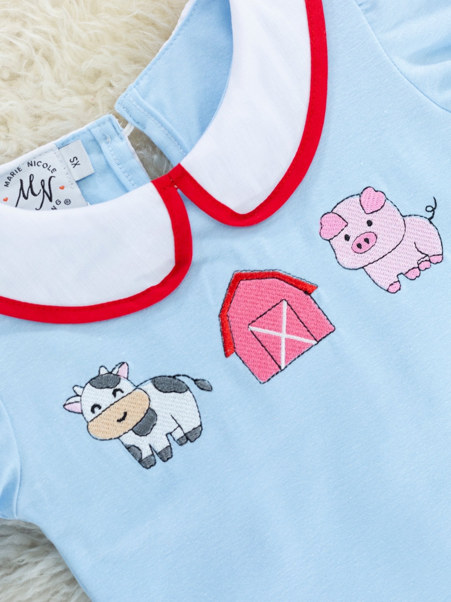 Farm Friends Ruffle Outfit - Marie Nicole Clothing