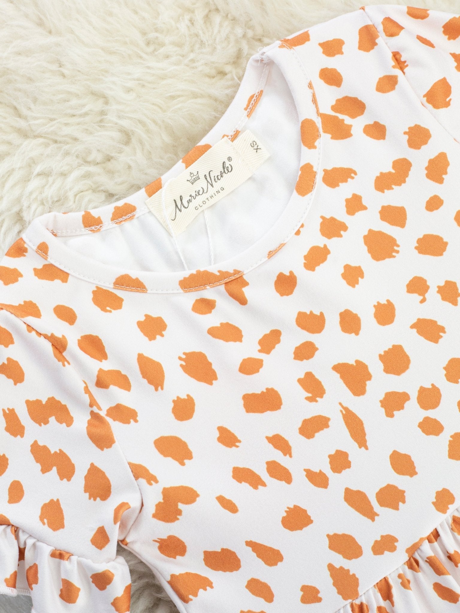 Mom & Me Tiered Cheetah Ruffle Dress - Marie Nicole Clothing