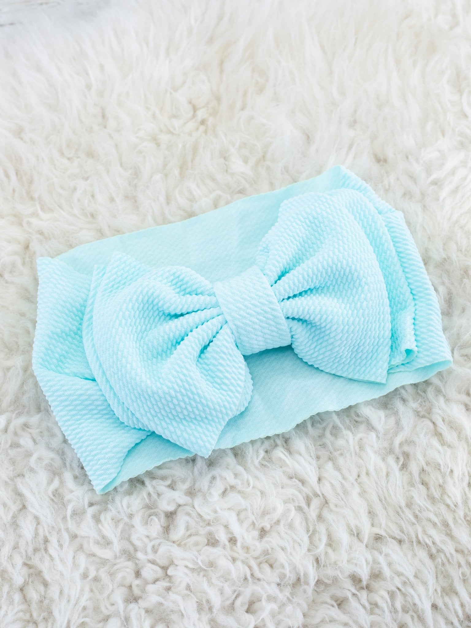 Double Layer Waffle Bow Headwrap - 32 Colors Available - Marie Nicole Clothing