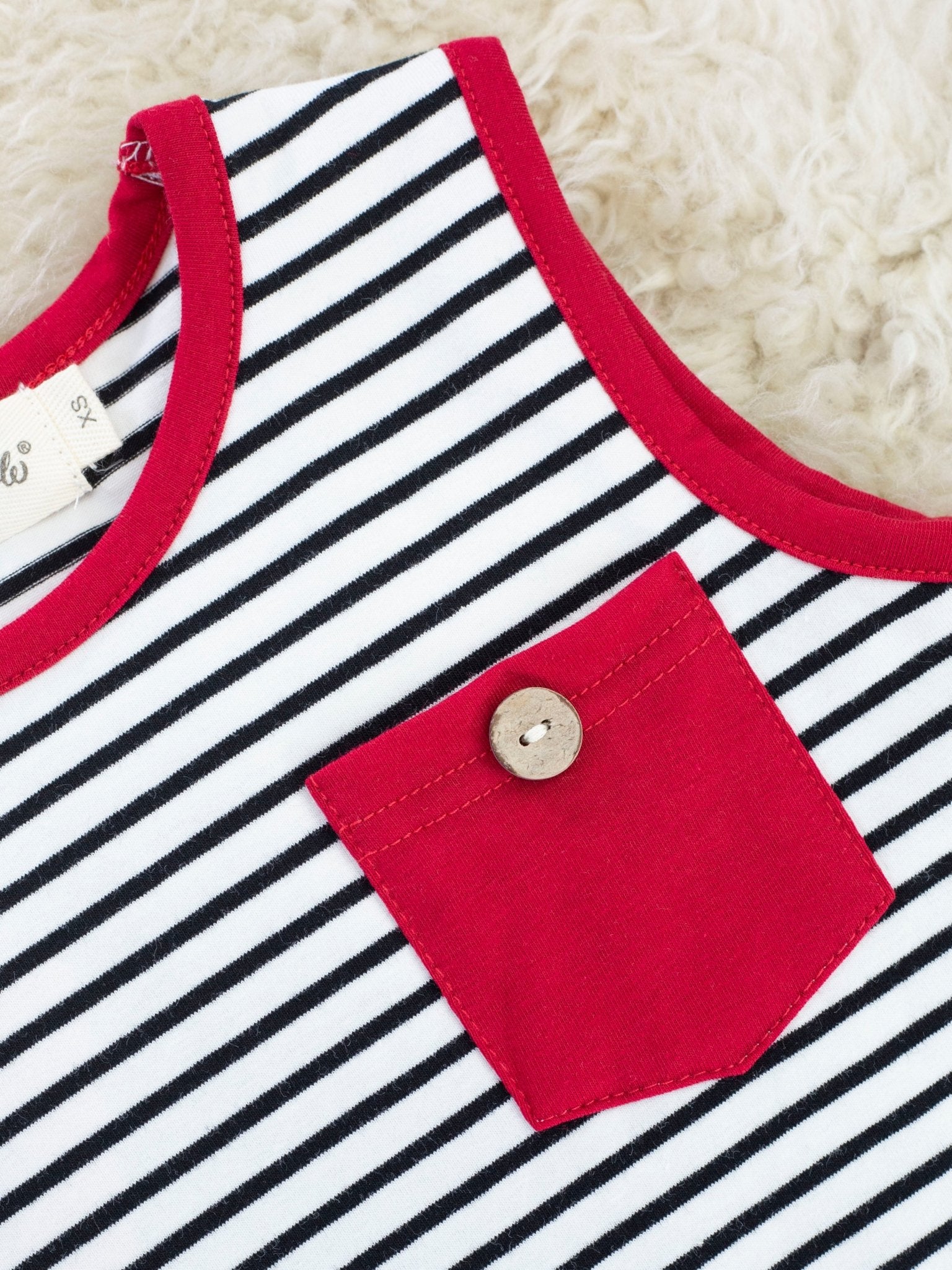 Red Stripe Tank Outfit - Marie Nicole Clothing