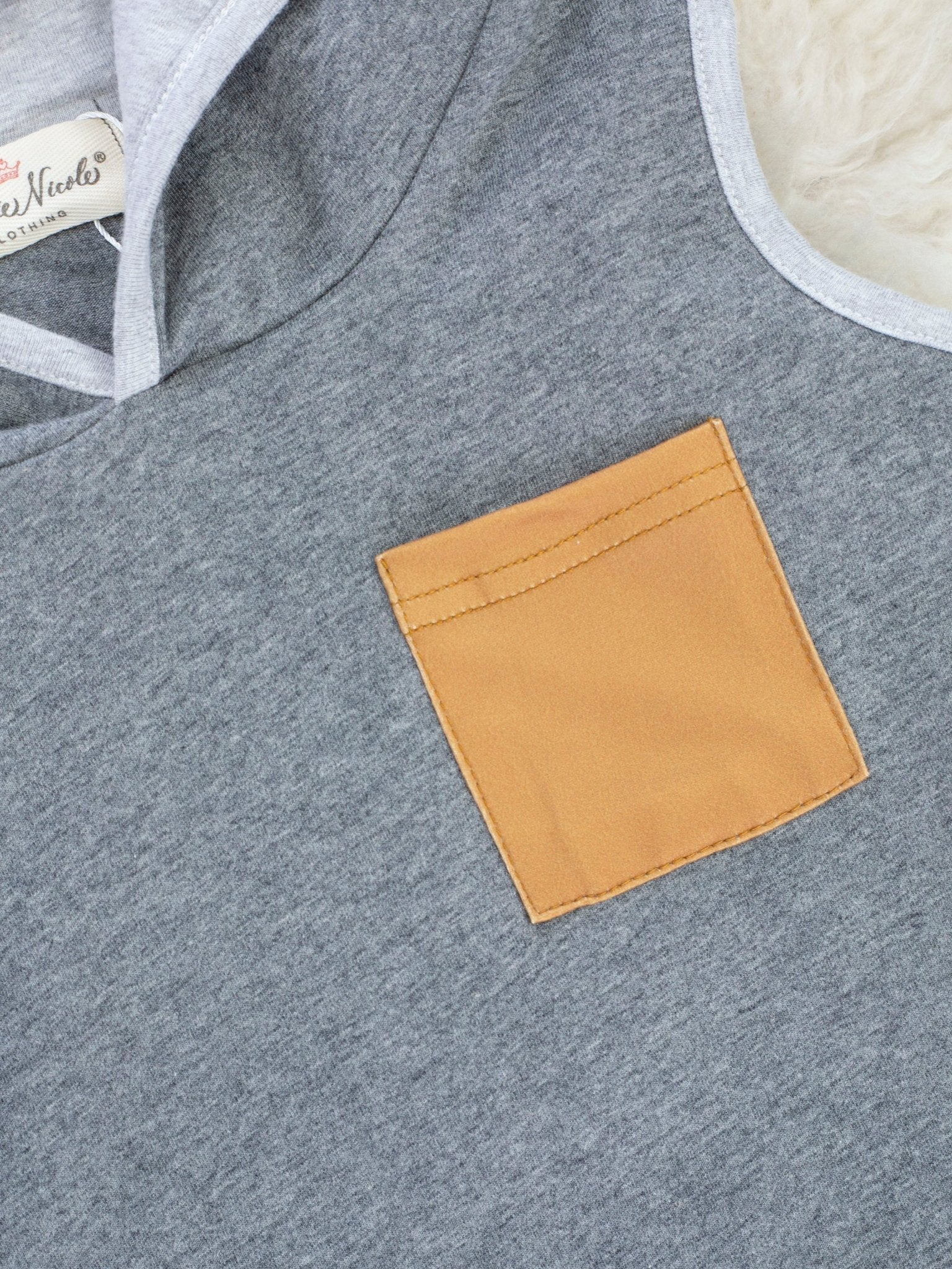 Heather Grey Hoodie Tank Outfit - Marie Nicole Clothing
