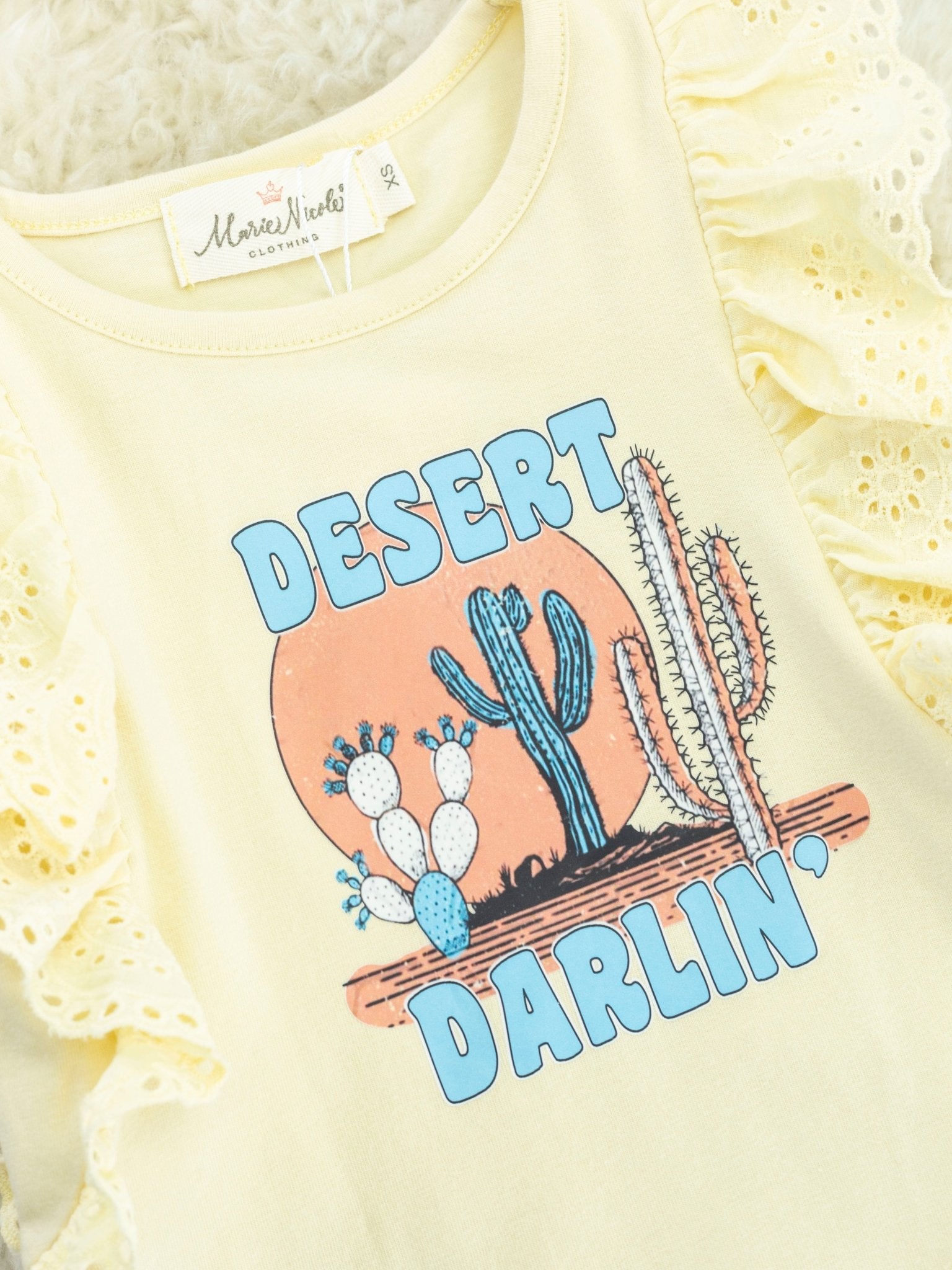 "Desert Darling" Top & Denim Shorts Outfit - Marie Nicole Clothing
