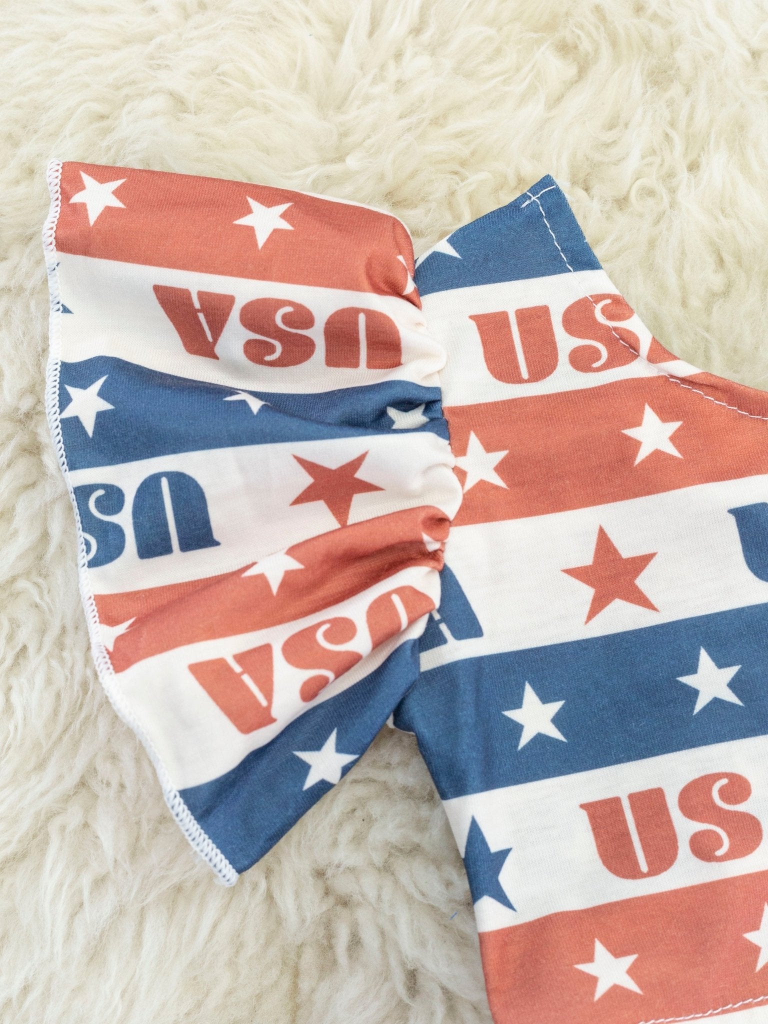Stars & Stripes USA Ruffle Bloomers Outfit - Marie Nicole Clothing